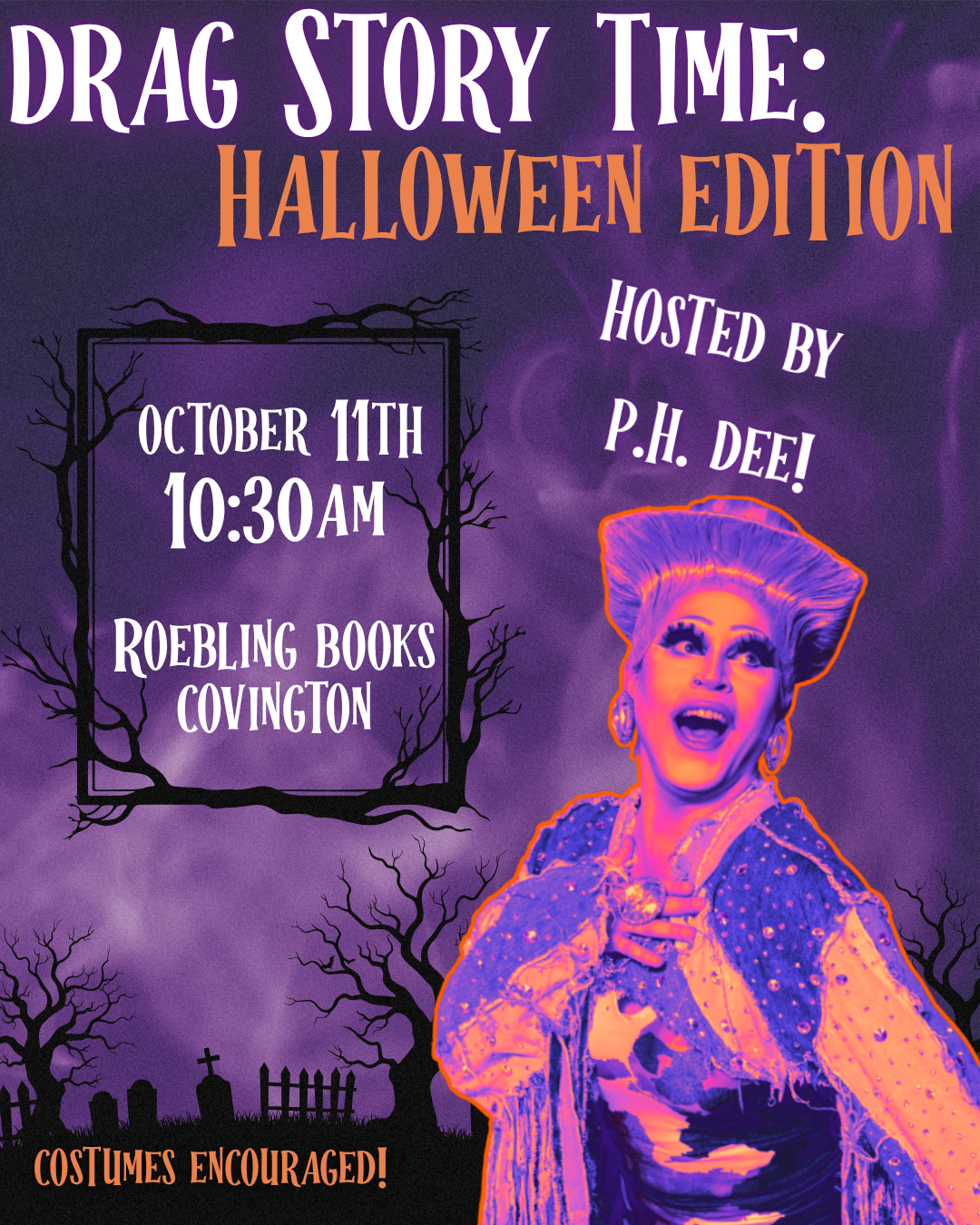Drag Story Time: Halloween Edition!
