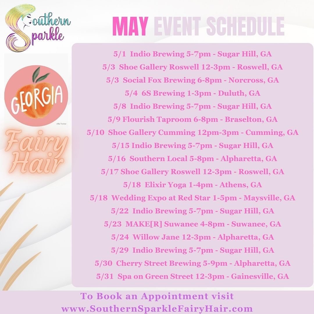 Happy May all my sparkling friends! Are you ready to add a little shimmer to your summer? Come see us for some sparkles!

Some highlights for this month:

5/3 - We are excited to celebrate 5 years of @socialfoxbrewing !! Come have a few refreshments 