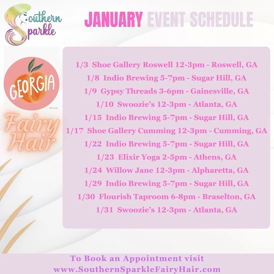 Happy New Year!! I hope everyone had a wonderful end to 2025 and is excited to start fresh in 2026! We have less events in January after all the craziness of the holidays, but we still have plenty of opportunities for you to sparkle ✨ 

Don&rsquo;t f