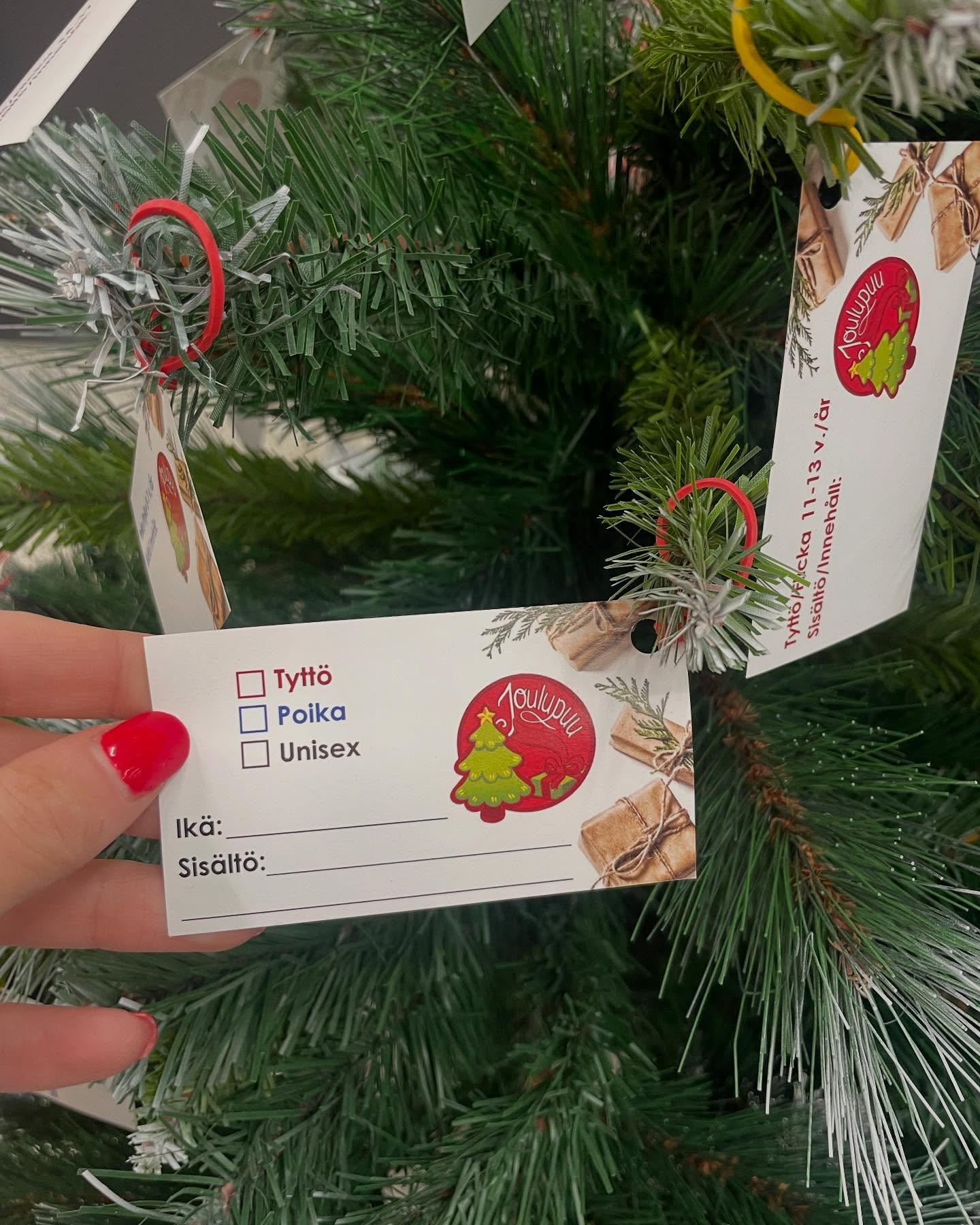 J&auml;rjest&auml;mme t&auml;n&auml;kin vuonna Kaarinan Joulupuu-ker&auml;yksen!🎄

🎁Kaarinan Joulupuun ker&auml;yspisteet ovat auki 4.12.-16.12.2024🎁

Ker&auml;yspistein&auml; toimivat:
🎄Prisma Piispanristi
🎄 K-Supermarket Piikki&ouml;
🎄 Kaarin
