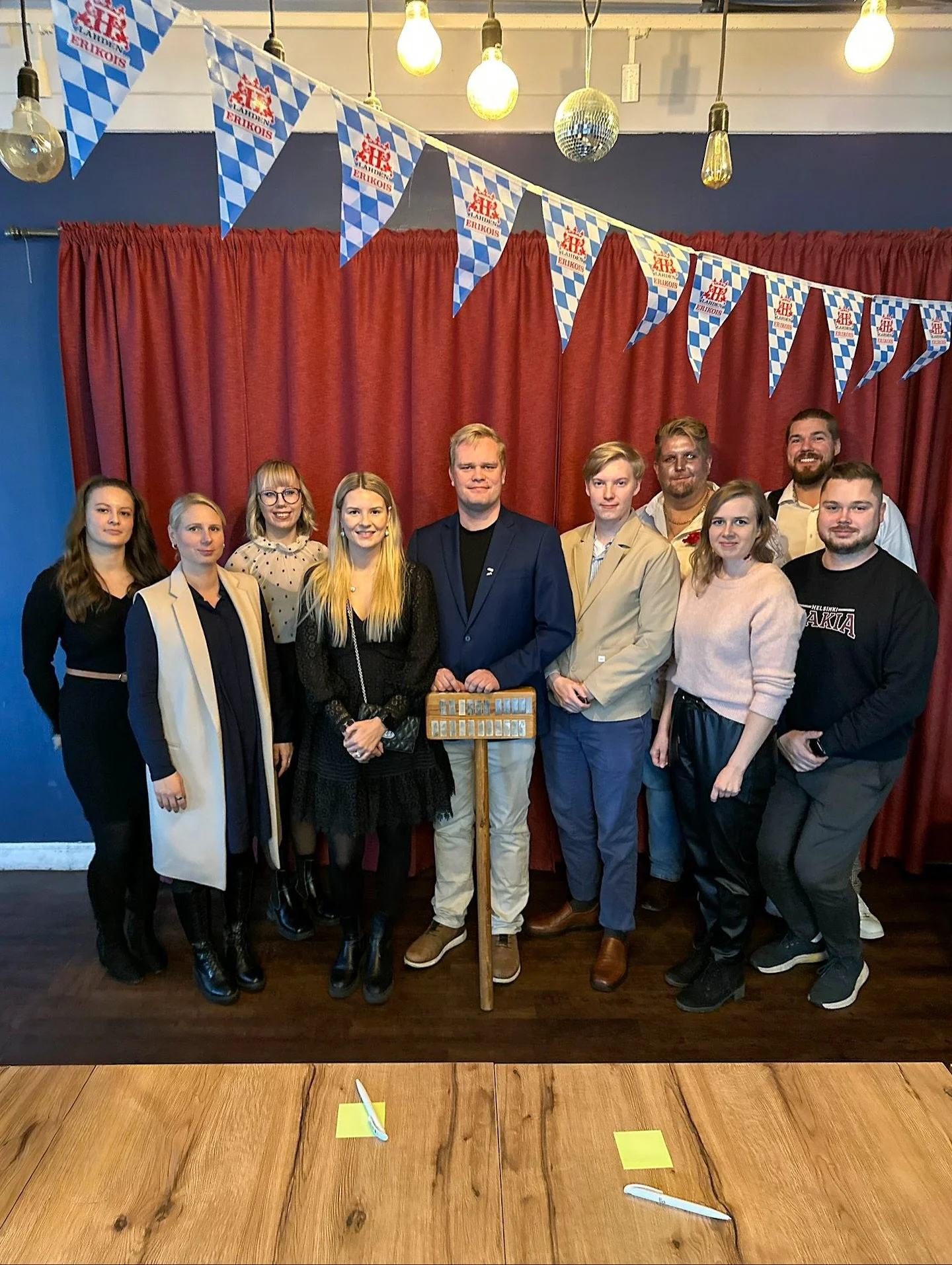 Eilisess&auml; vaalikokouksessa valittiin Airiston Nuorkauppakamarin hallitus vuodelle 2026! 🤩 

Uusi hallitus vuosimallia 2026:

IPP Suvi Kesti
PRES Eero Pulkkinen
DP Roni Riissanen
IND Veera Westerlund
COM Lassi Karlsson
INT Wilhelm Saks
TREAS Vil