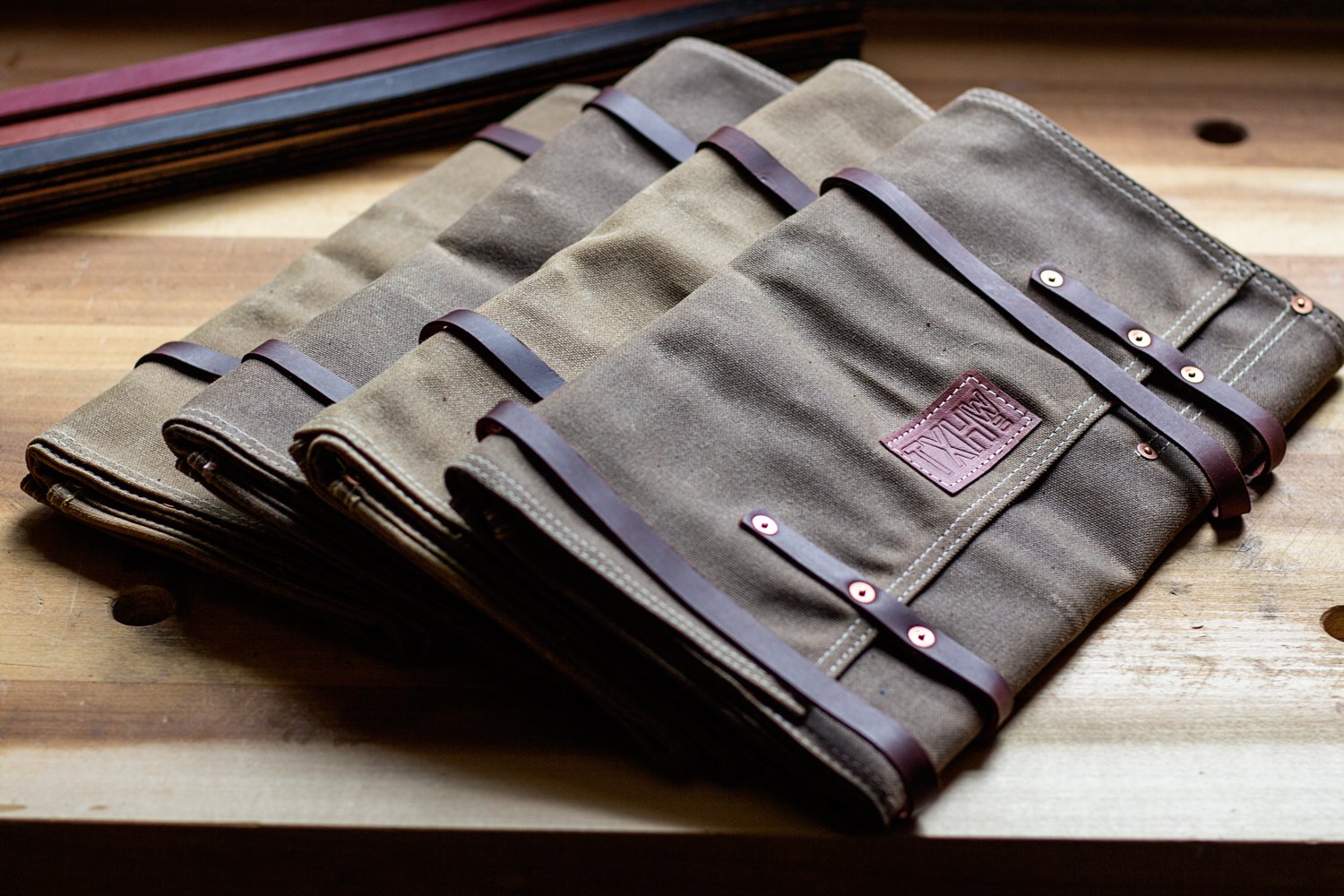 Allegory Goods' Leather Tool Roll Adjusts to Fit Just Right