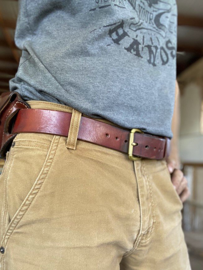 Texas Heritage Leather Belt — Texas Heritage display picture 3