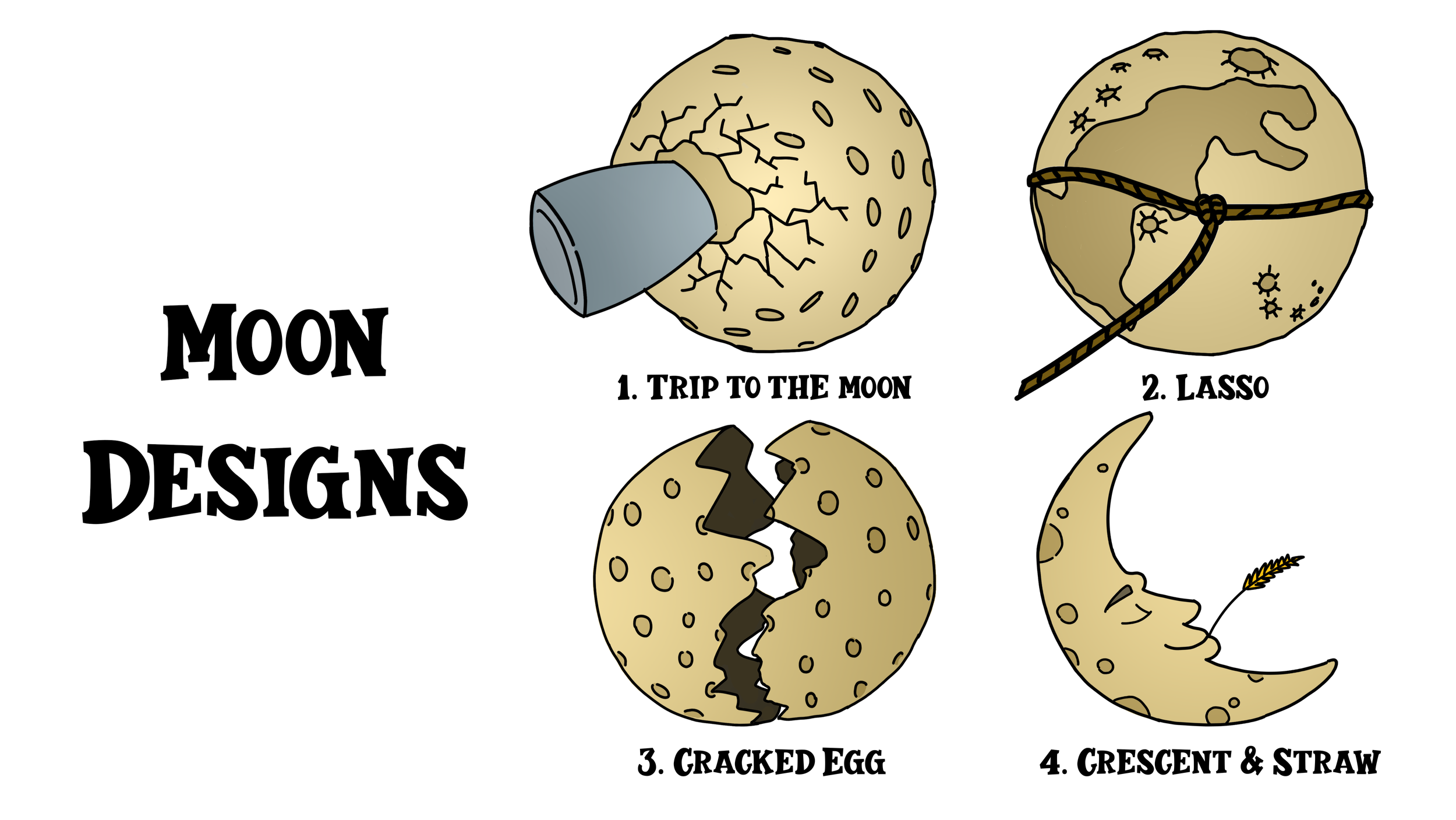 Unused Designs for the Moon