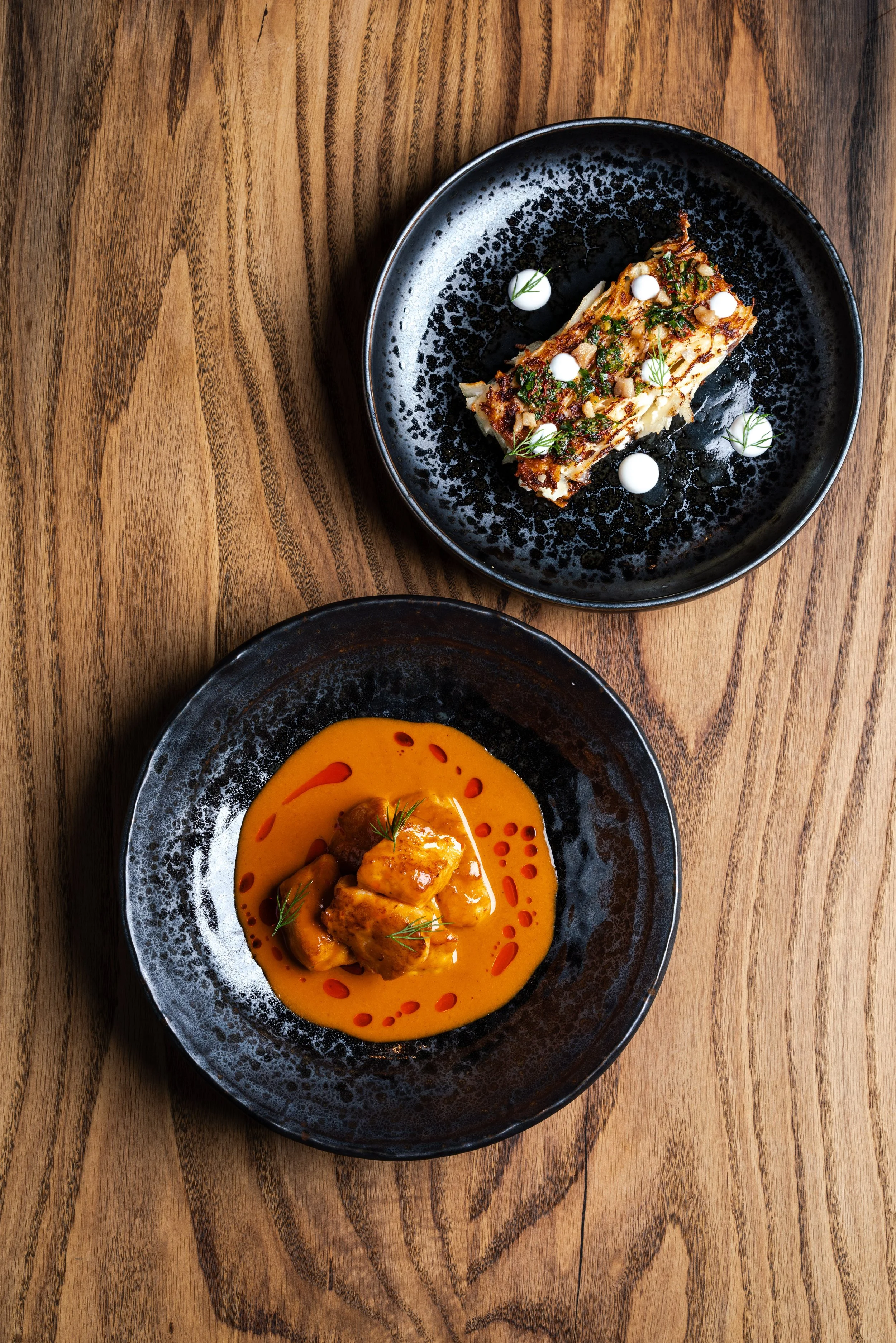 Fish and paprika sauce