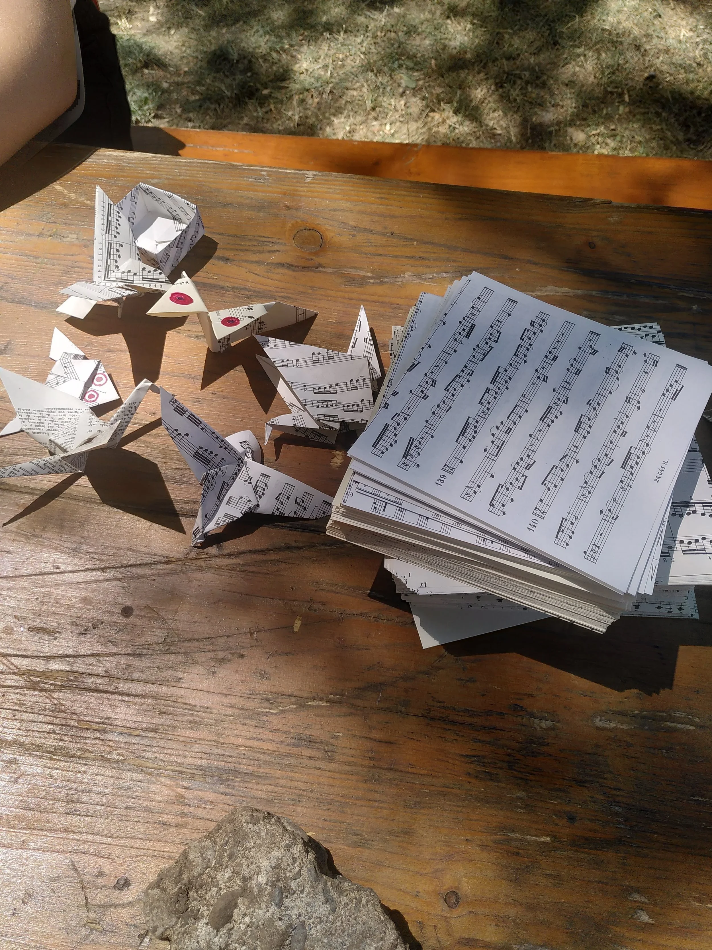 Atelier origamis - partitions