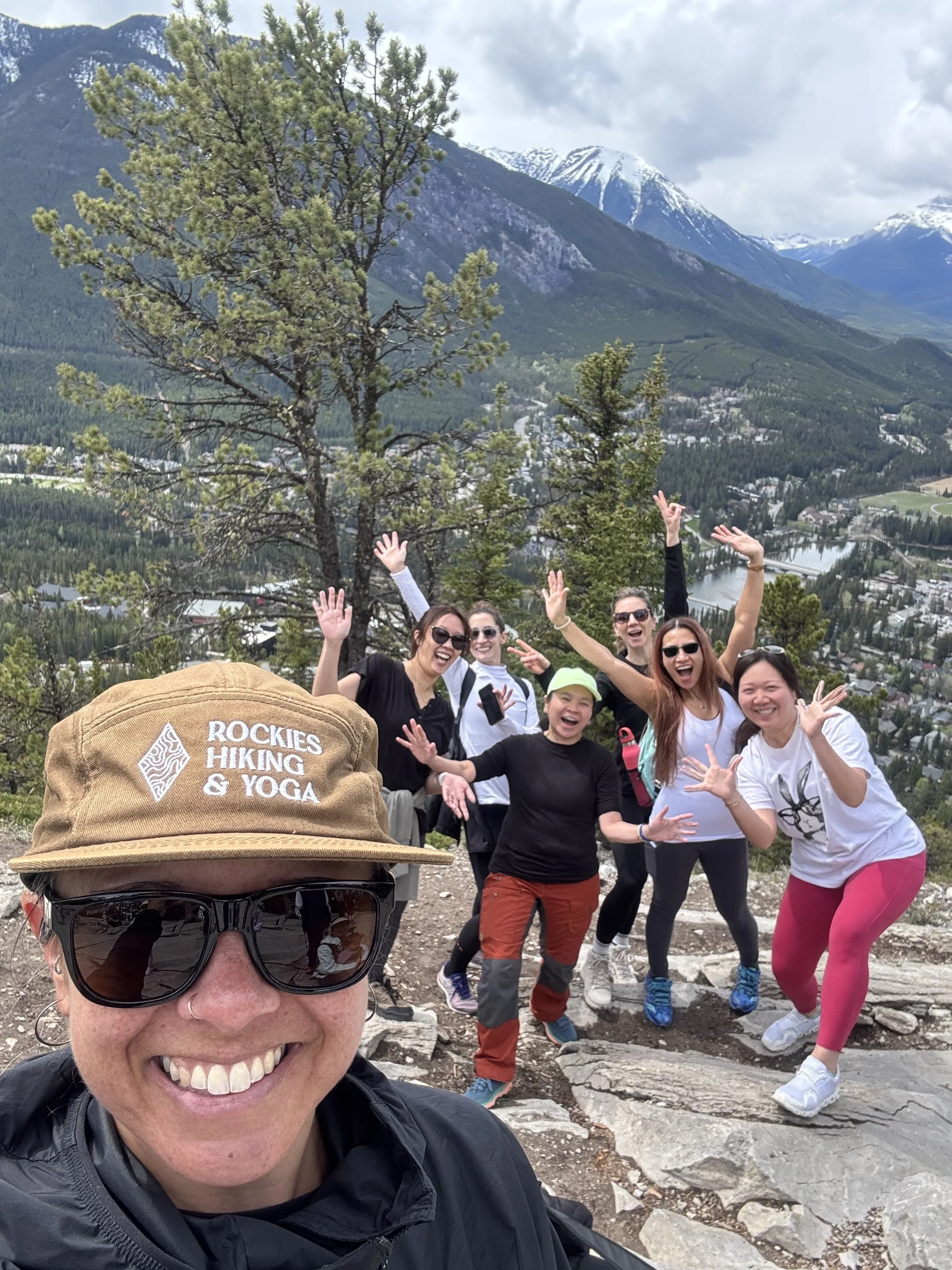 Banff outdoor yoga
