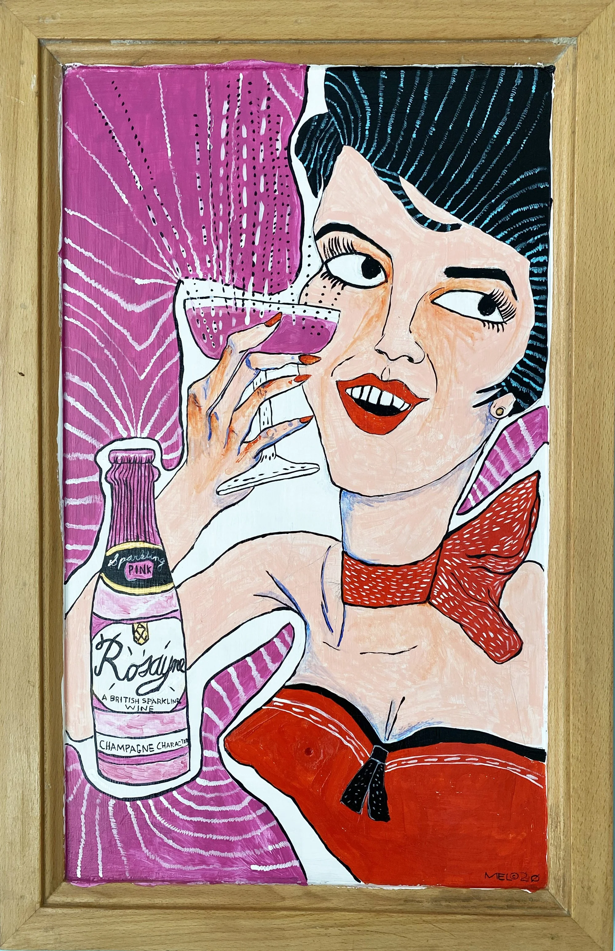 Rosayne 13"x21" wood door - Private Collection
