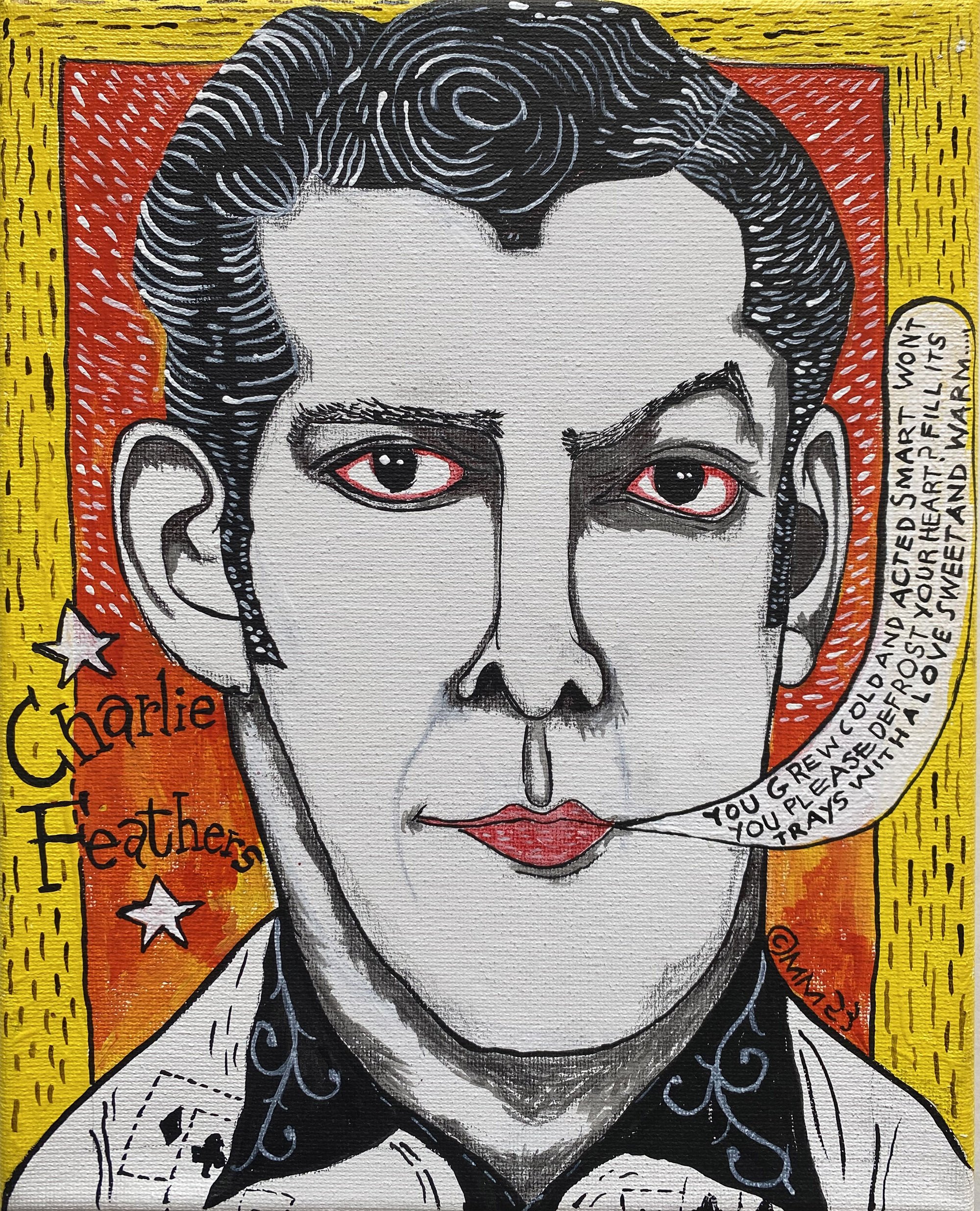 Charlie Feathers 8"x10"