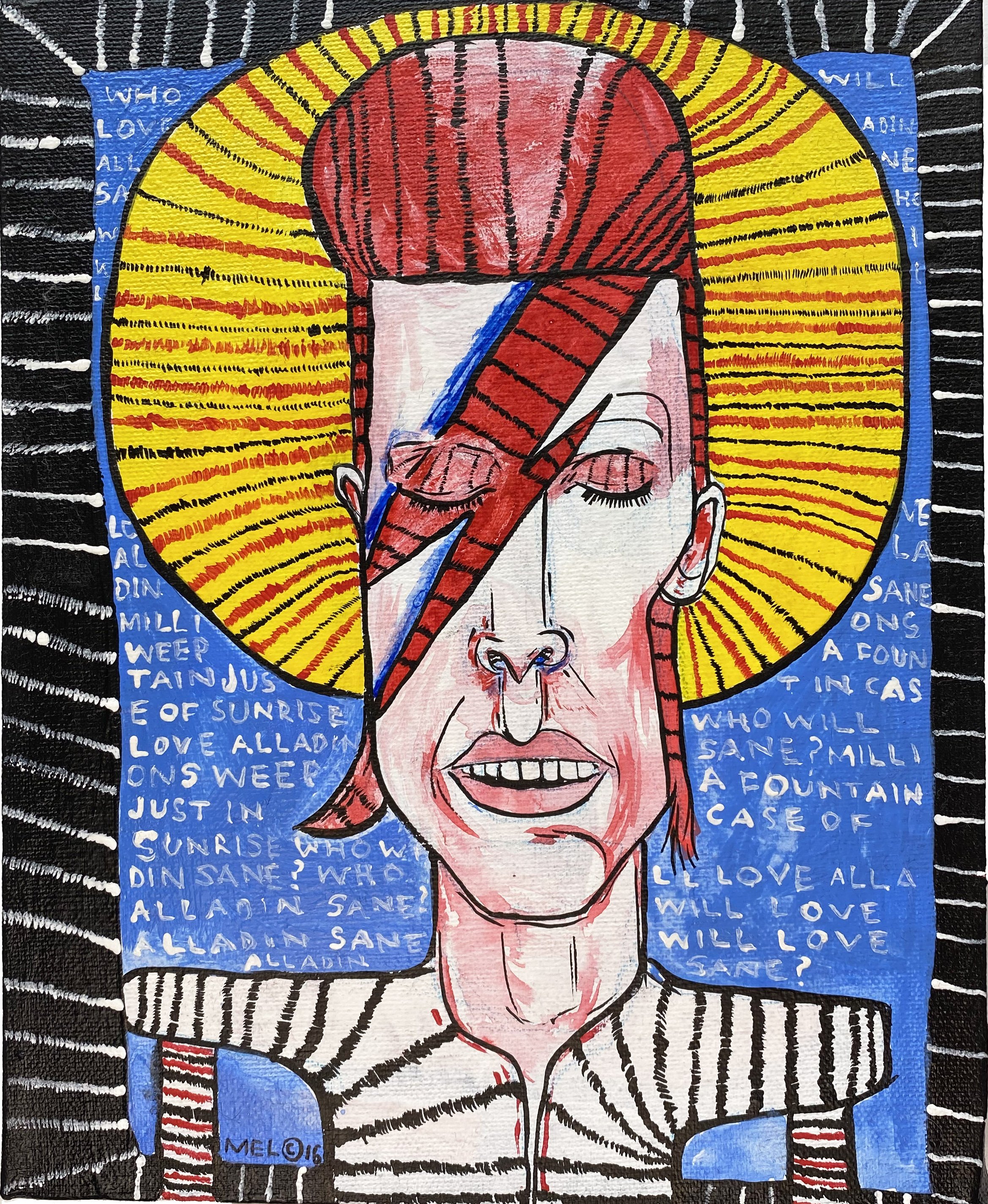 David Bowie 8"x10" - Private Collection