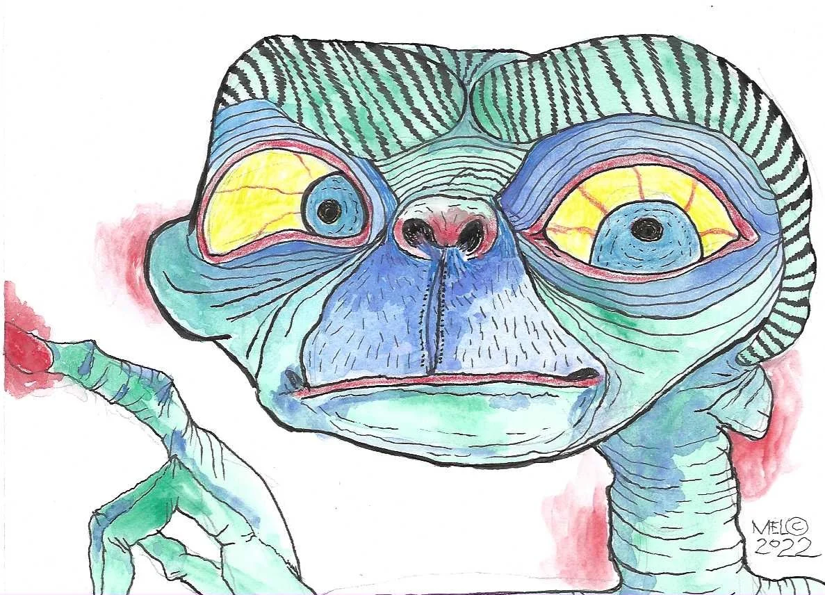 E.T. 8"x6" (unframed)