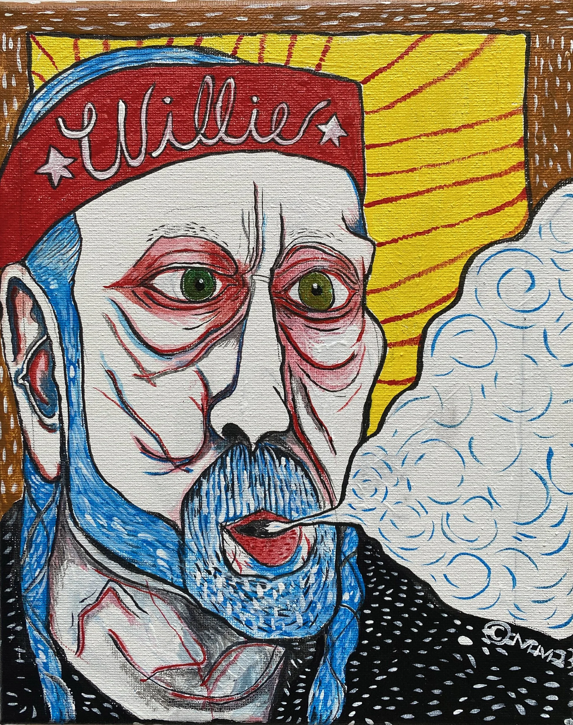 Willie Nelson 8"x10"