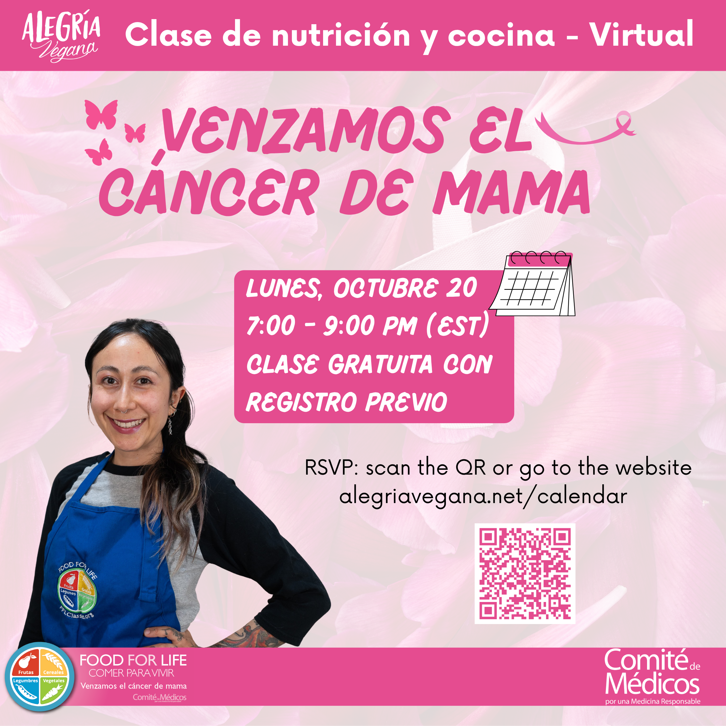 Venzamos el cáncer de mama - clase virtual