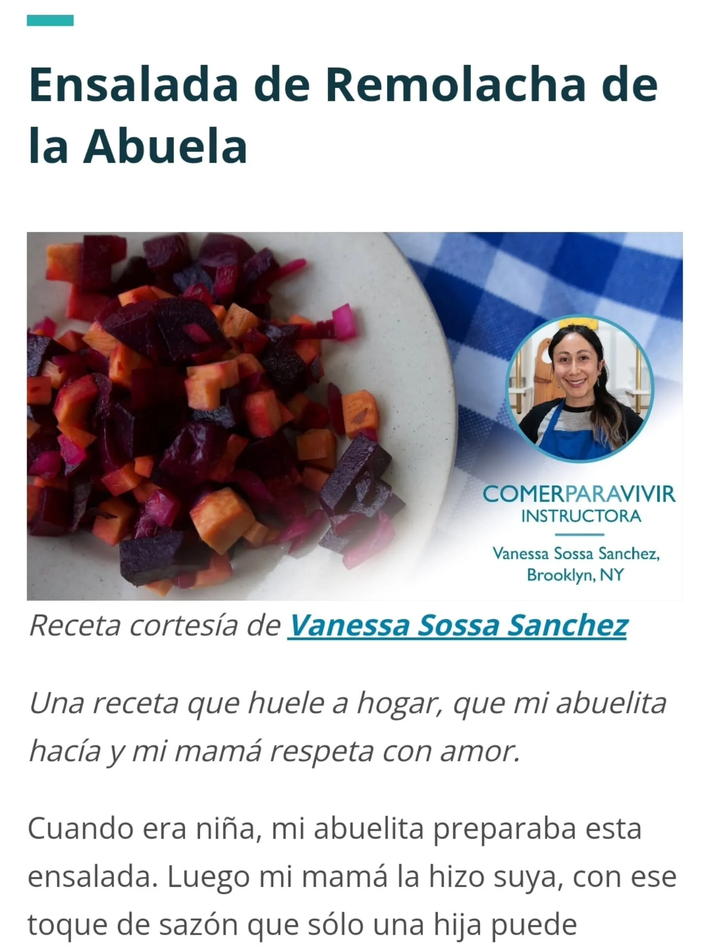 Ayer se public&oacute; un art&iacute;culo en la p&aacute;gina del Comit&eacute; de M&eacute;dicos (@comitedemedicos) con 6 recetas aut&eacute;nticas para honrar el mes de la Hispanidad &mdash;celebrado aqu&iacute; en Estados Unidos 🙌🏻

Como instruc