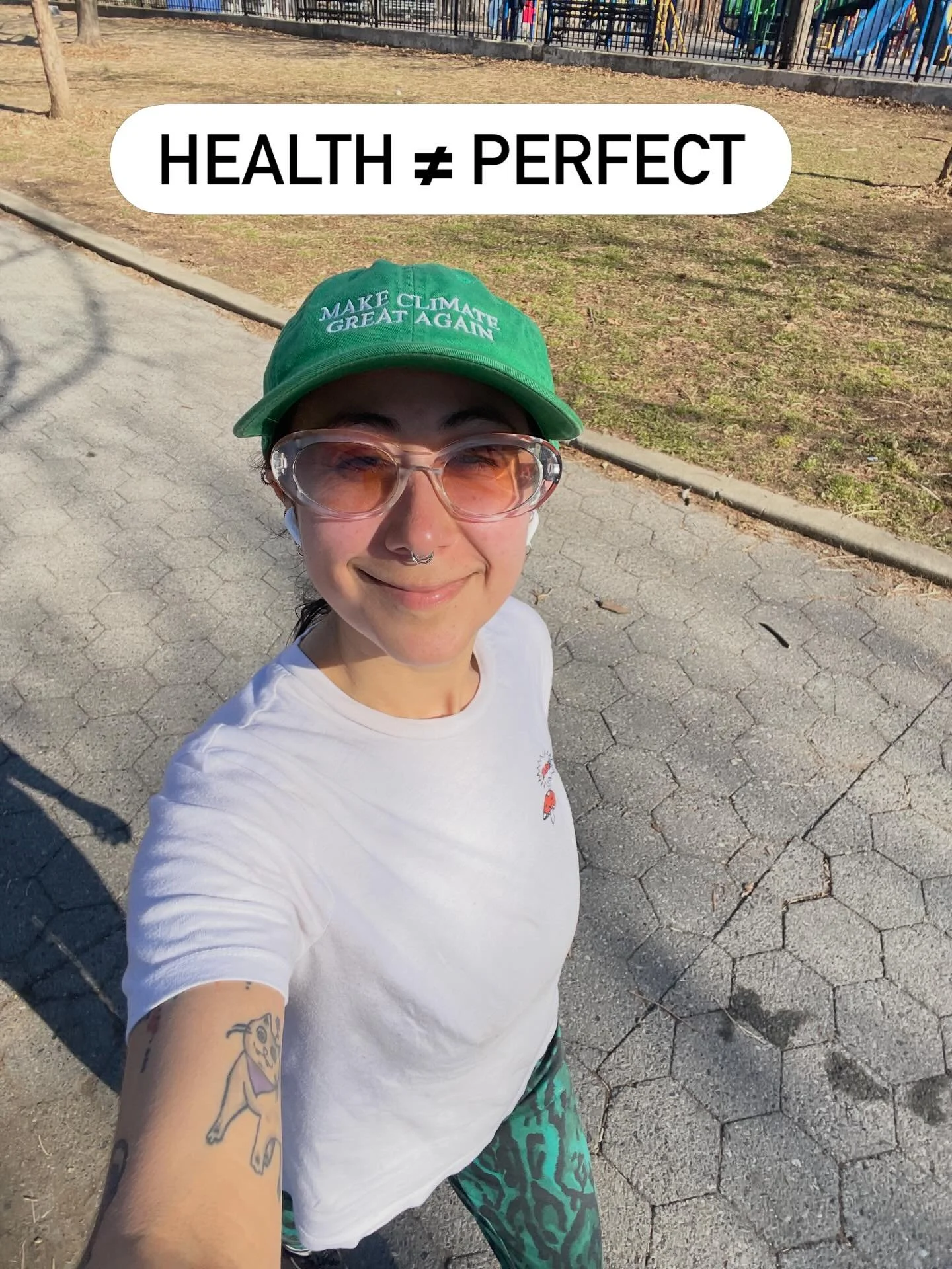 I am tired of the health=wealth propaganda. Because being &ldquo;healthy&rdquo; is influenced for so many factors that are beyond our control. 

Instead, I like to encourage myself and those who joined me in workshops or classes to just INCORPORATE M