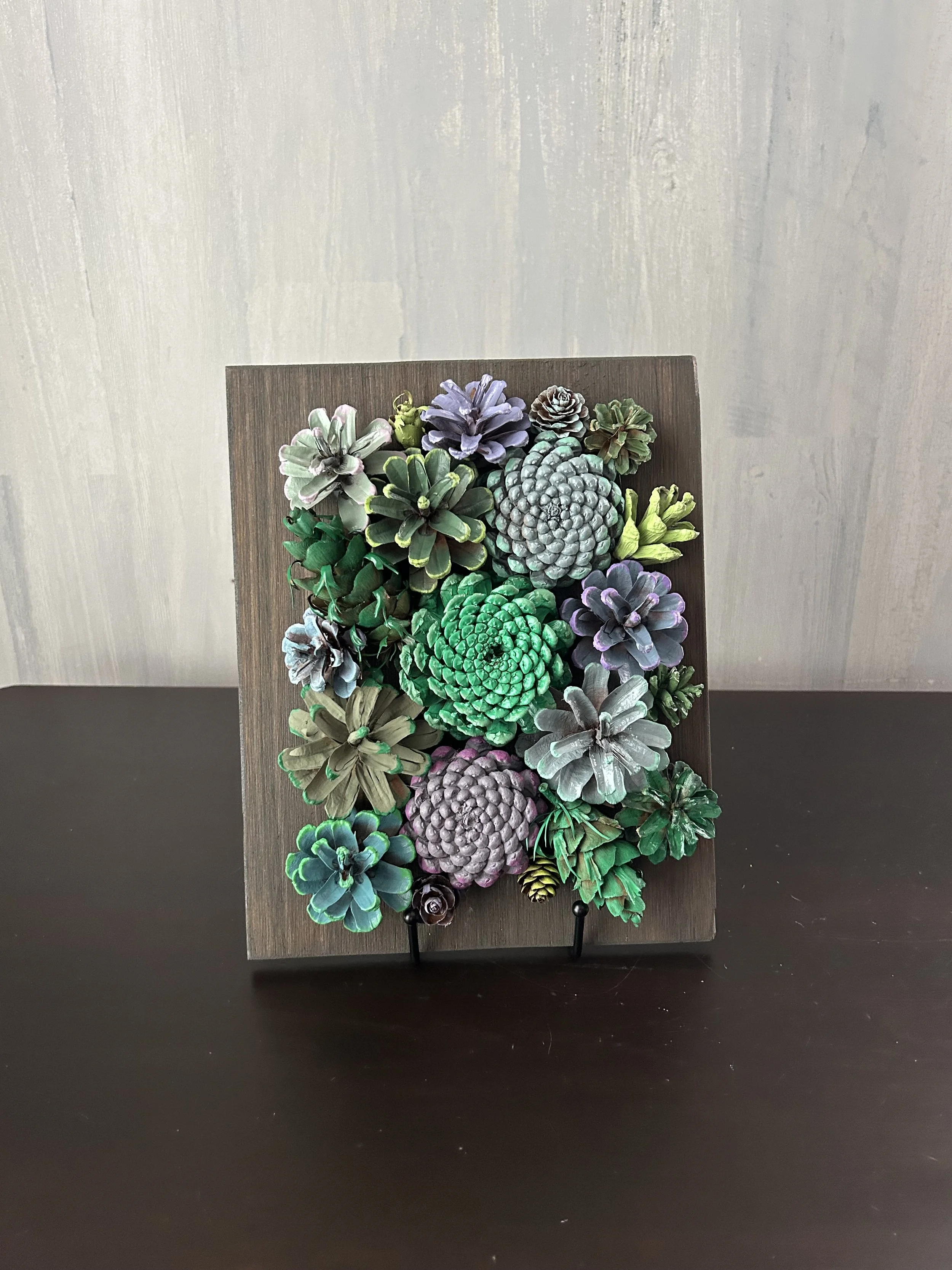 Succulent Table Board - Brown
