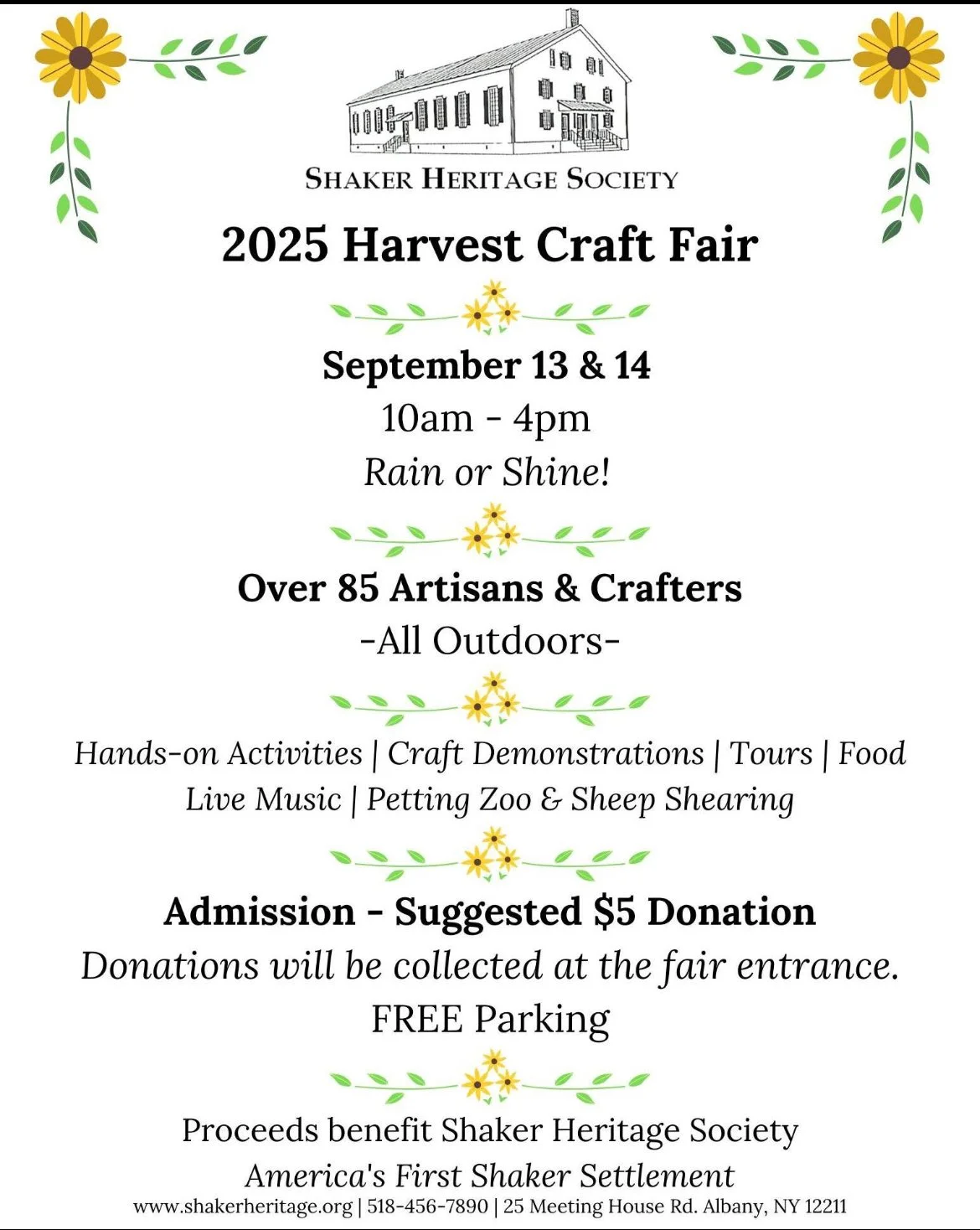 Shaker Heritage Harvest Fair