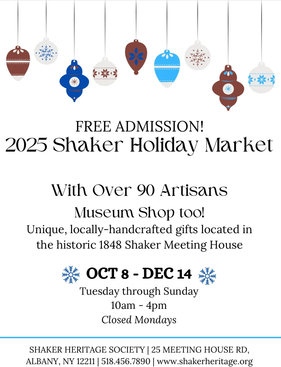 Shaker Holiday Market