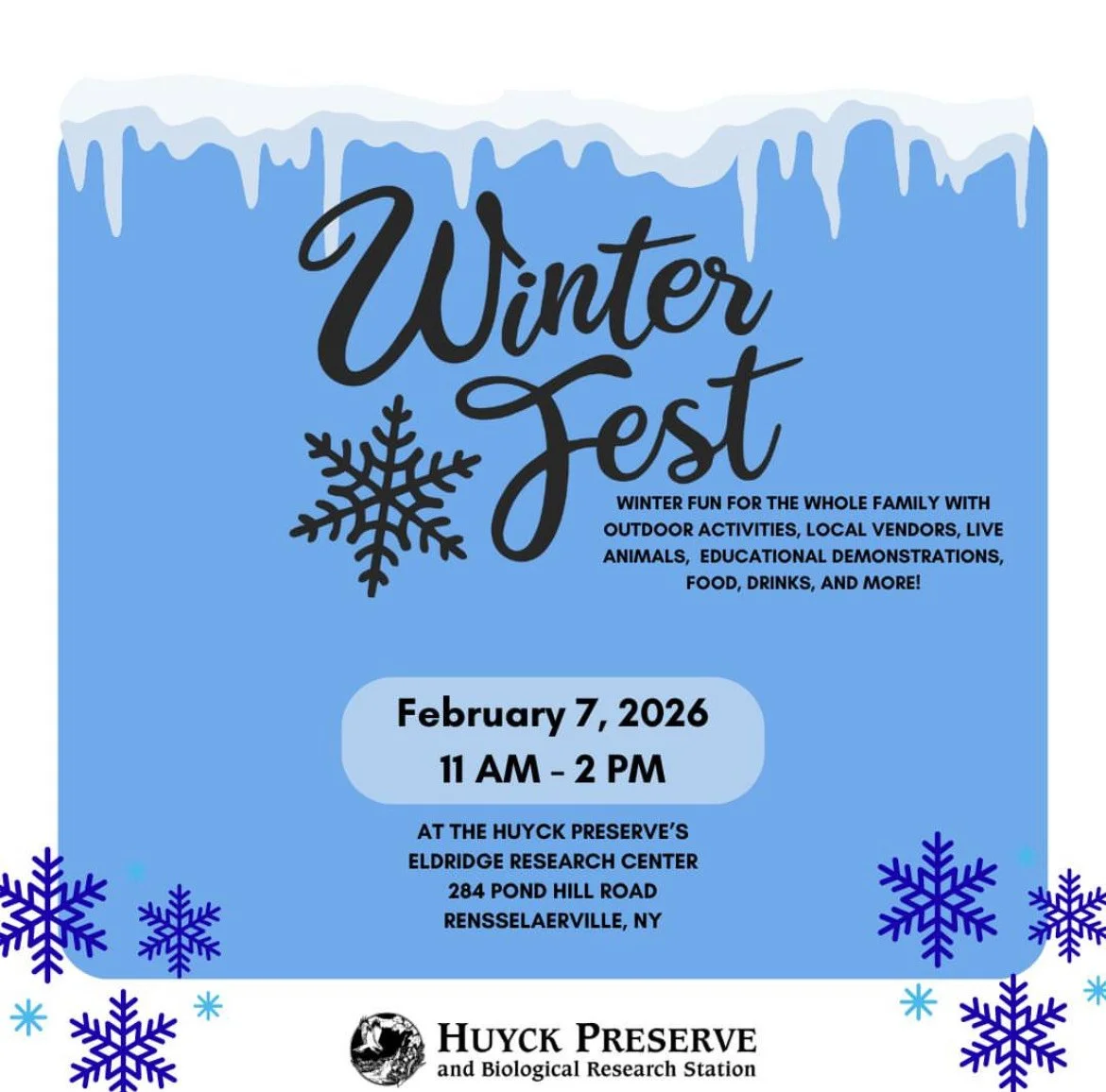 Winter Fest at Huyck Preserve