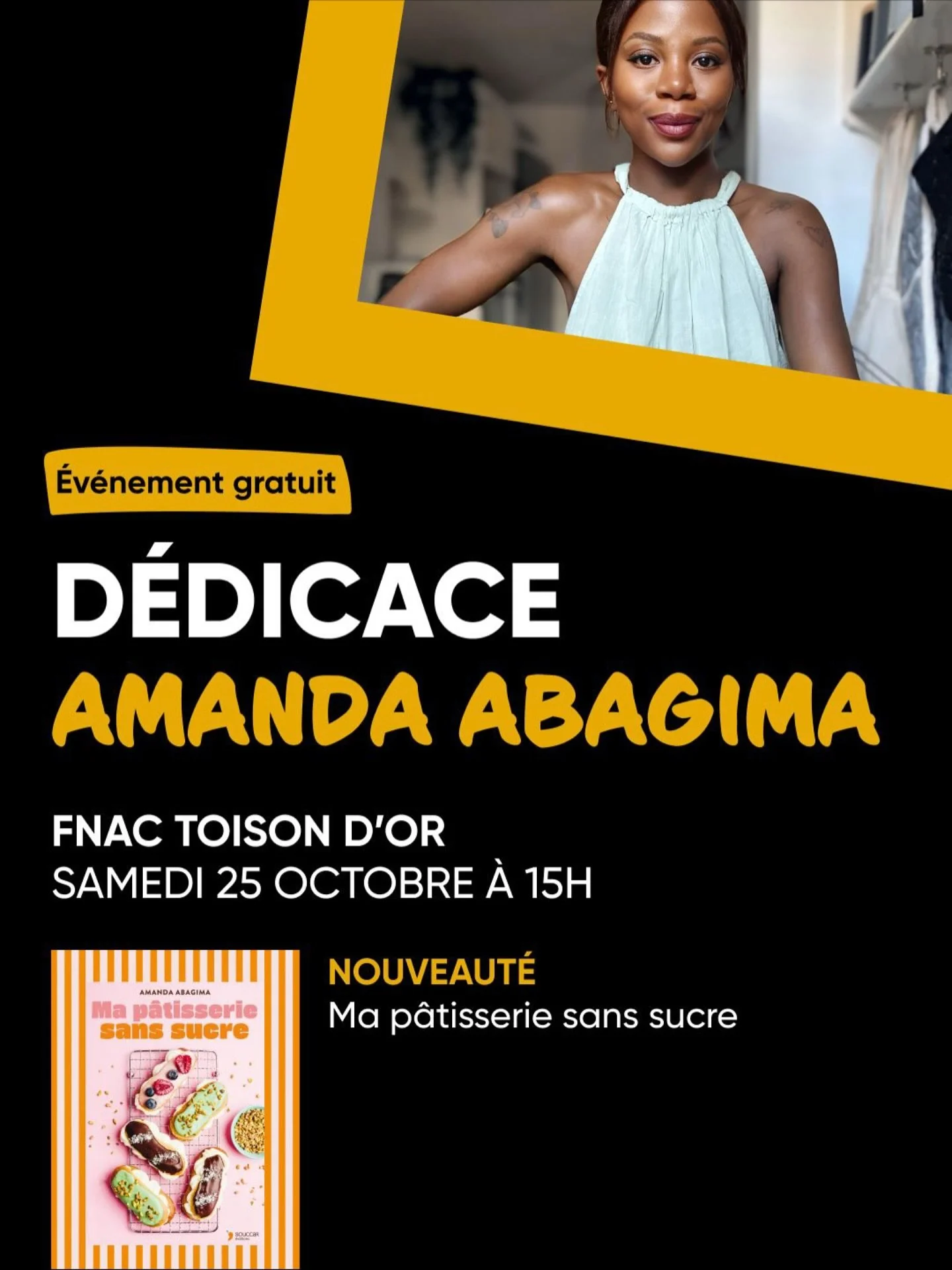 C&rsquo;est avec une immense joie que je vous annonce ma s&eacute;ance de d&eacute;dicace &agrave; la Fnac @fnac_belgium de la Toison d&rsquo;Or, le samedi 25 octobre &agrave; 15h !
Je viendrai vous pr&eacute;senter mon nouveau livre &laquo; Ma p&aci