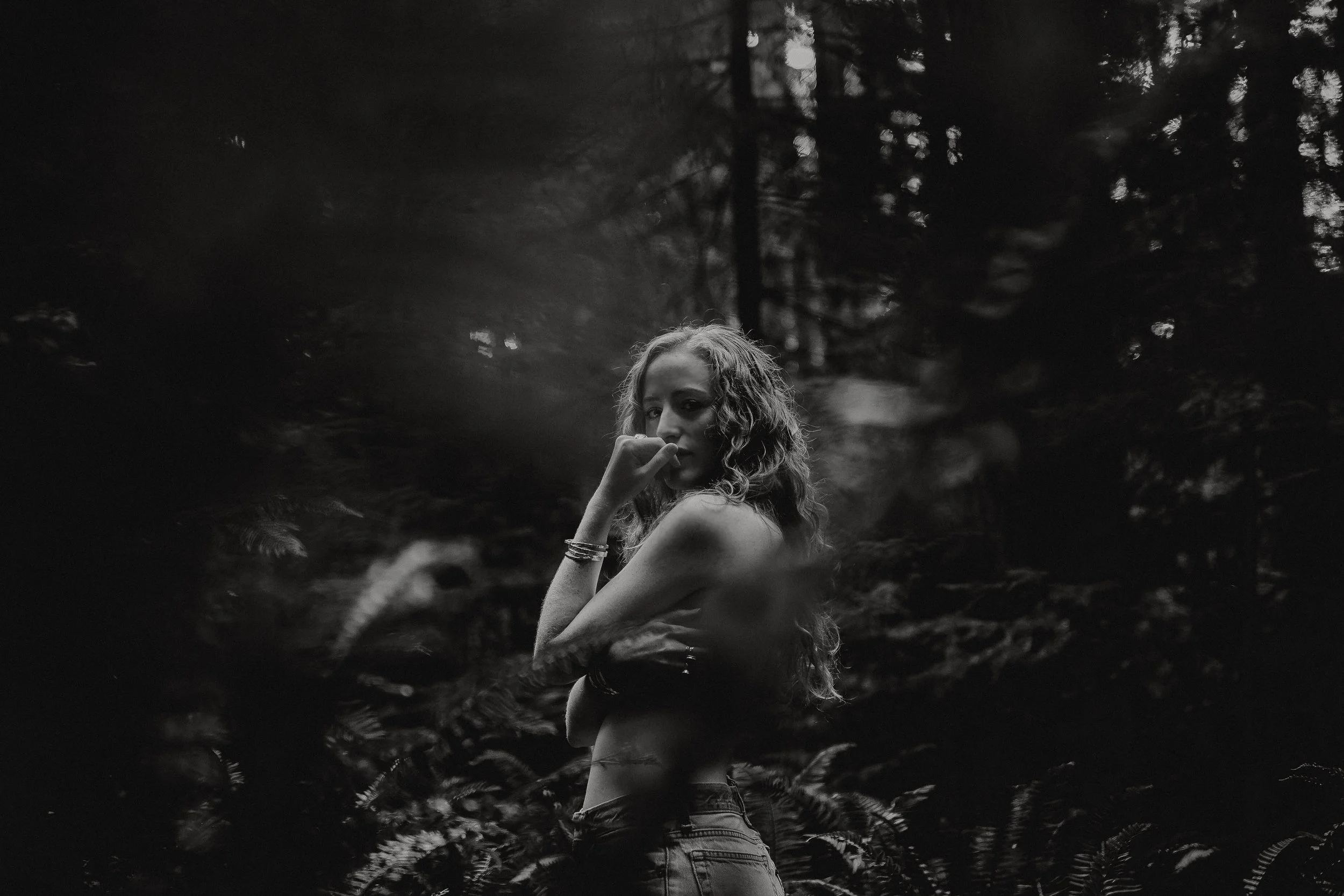 Forest photoshoot Felicity Anne