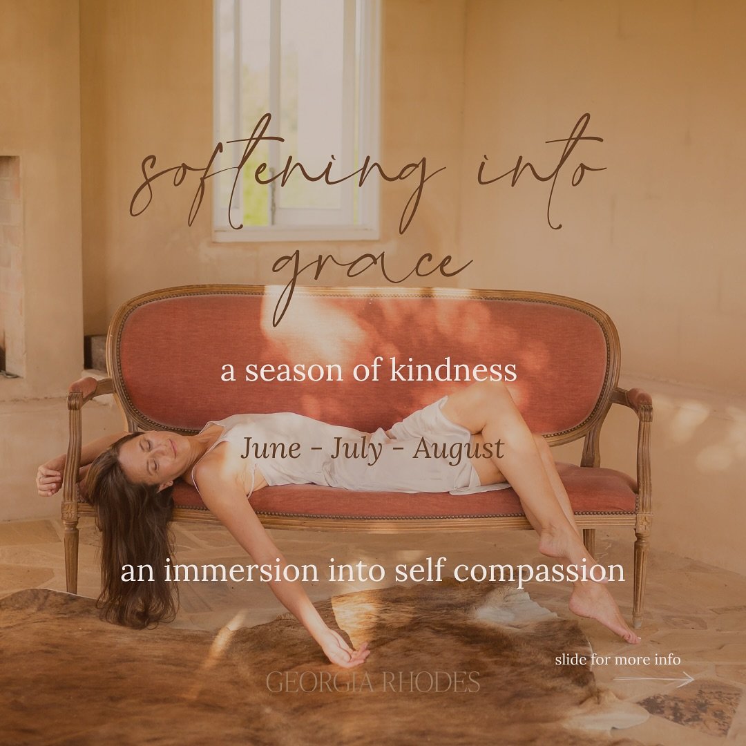 A season of kindness awaits. 🍂 ❄️ 🌱
As we move into the softer, slower and more inward season of winter, you&rsquo;re invited to join me (and a beautiful small group of like minded women) as we immerse ourselves into the gentle art and practice of 