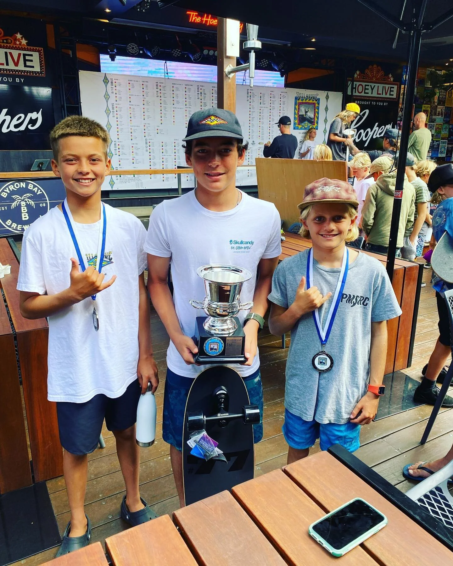 Congratulations to @pmsrc legends for epic results at Billabong Oz Grom Cup at Coffs over the last week. Under 14 @joey.silk 1st @malakai_carson24 4th also under 12 @hazza_in_a_bazza 2nd. 👊👊👊👊👊👊