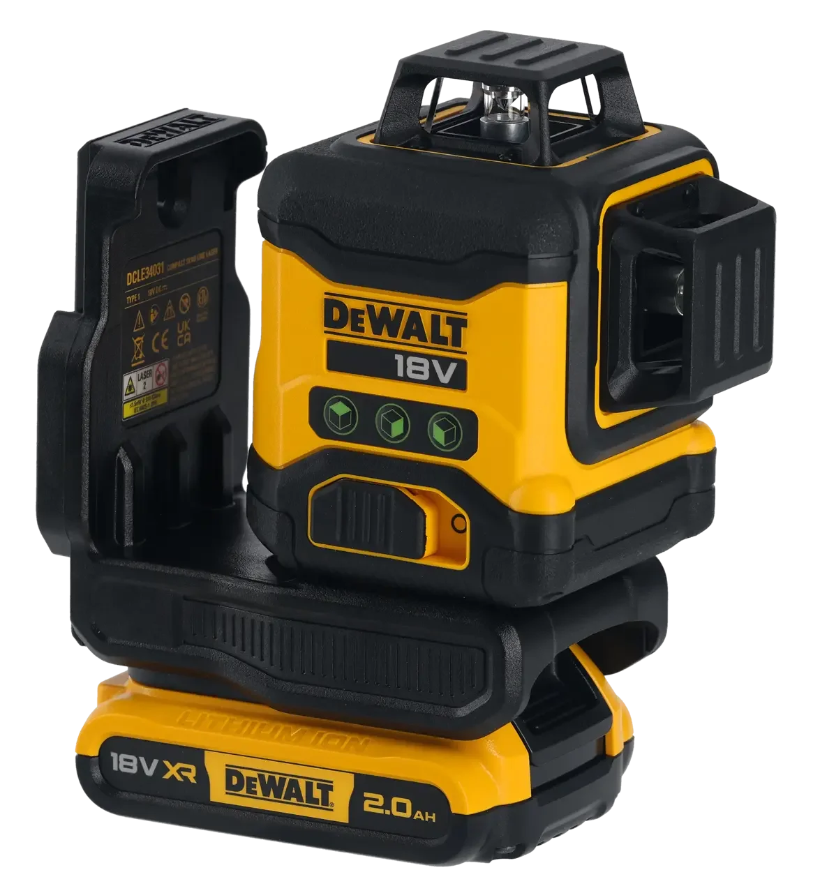 DCLE34031D1-XE DEWALT® 18V XR® Compact 3x360 Laser Kit