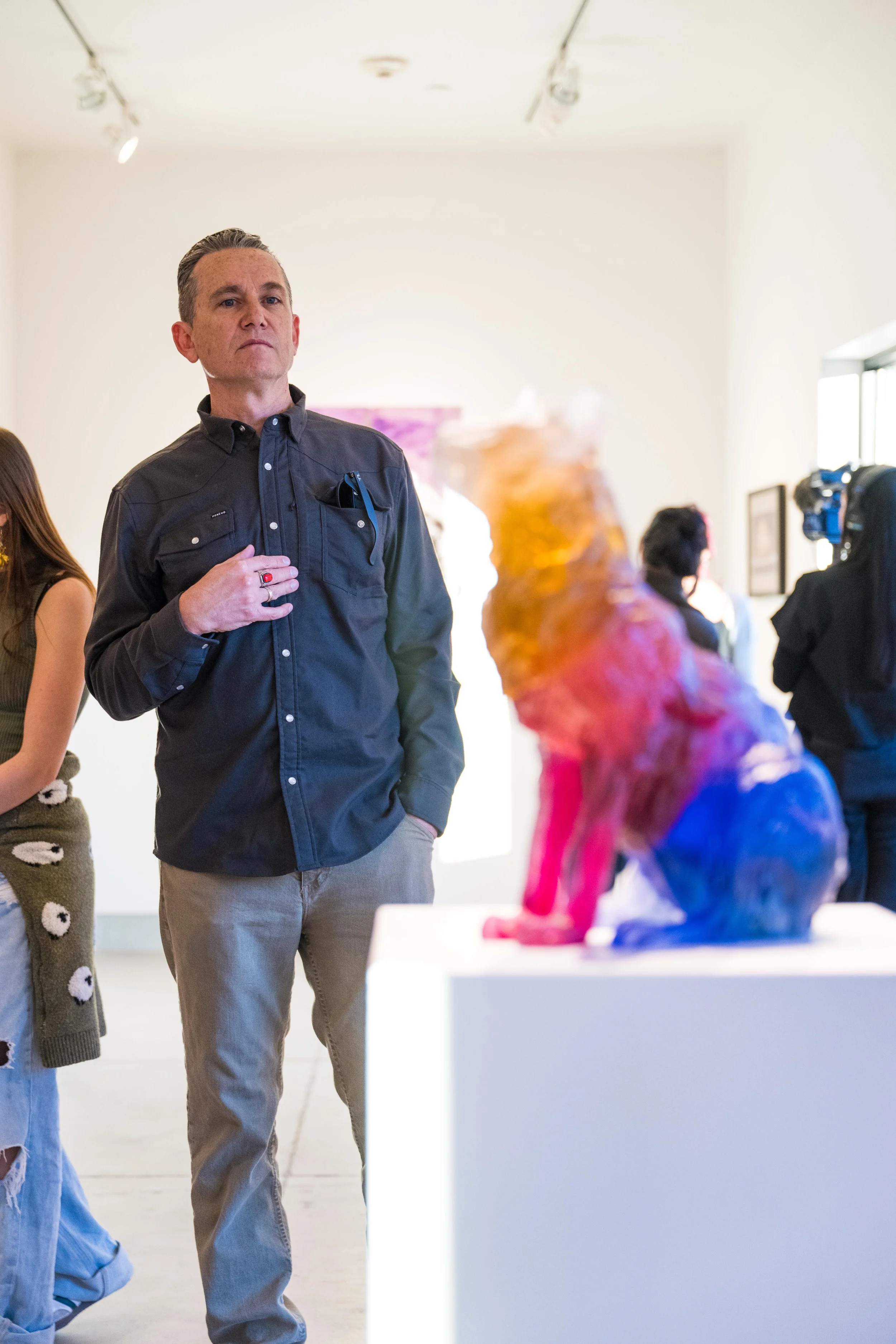 SITE SANTA FE Young Curators: The Search for Radiance in the Grotesque, Zane Bennett Gallery, 2026. Photo by Brad Trone 