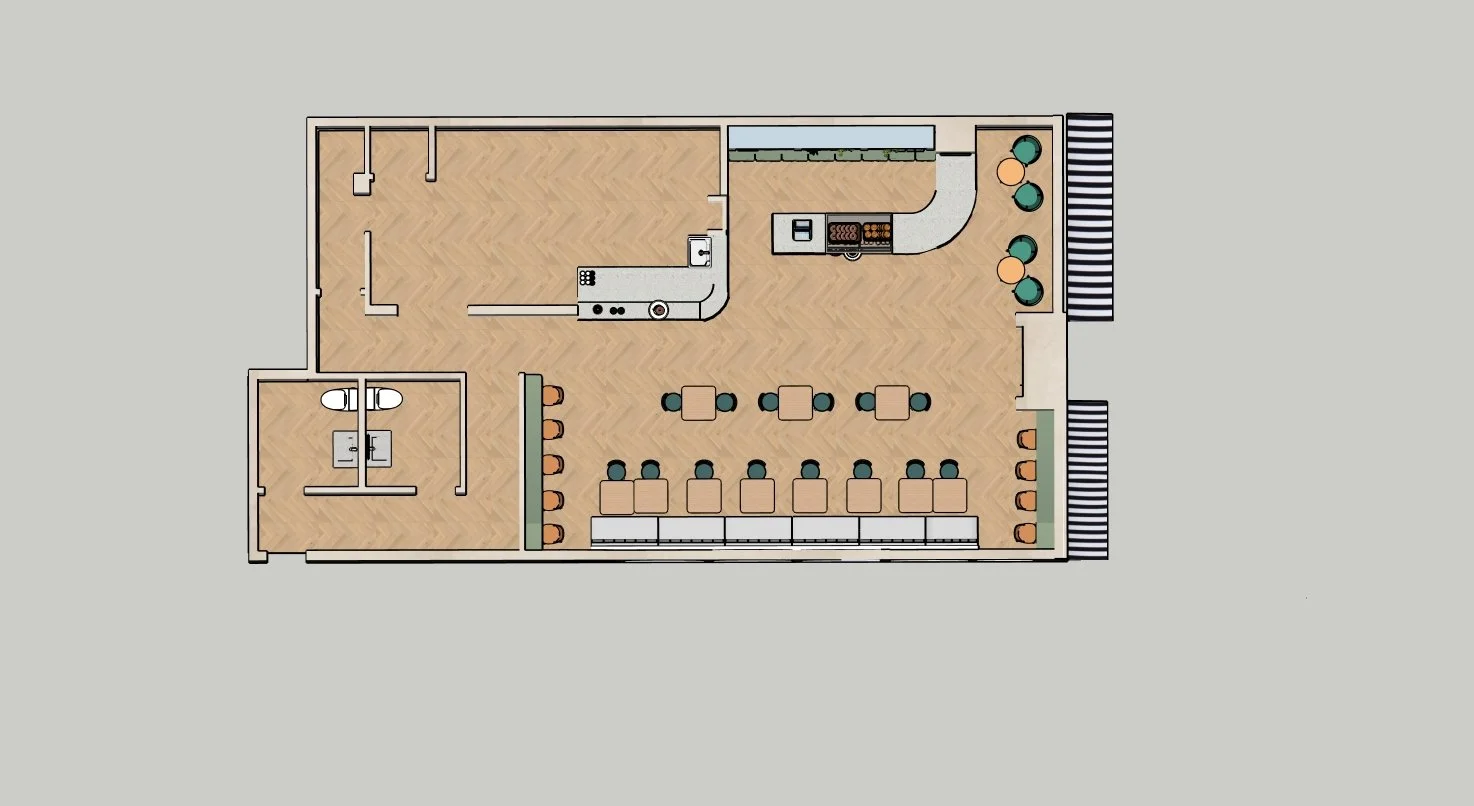 The Coast Cafe & Bakery Floor Plan