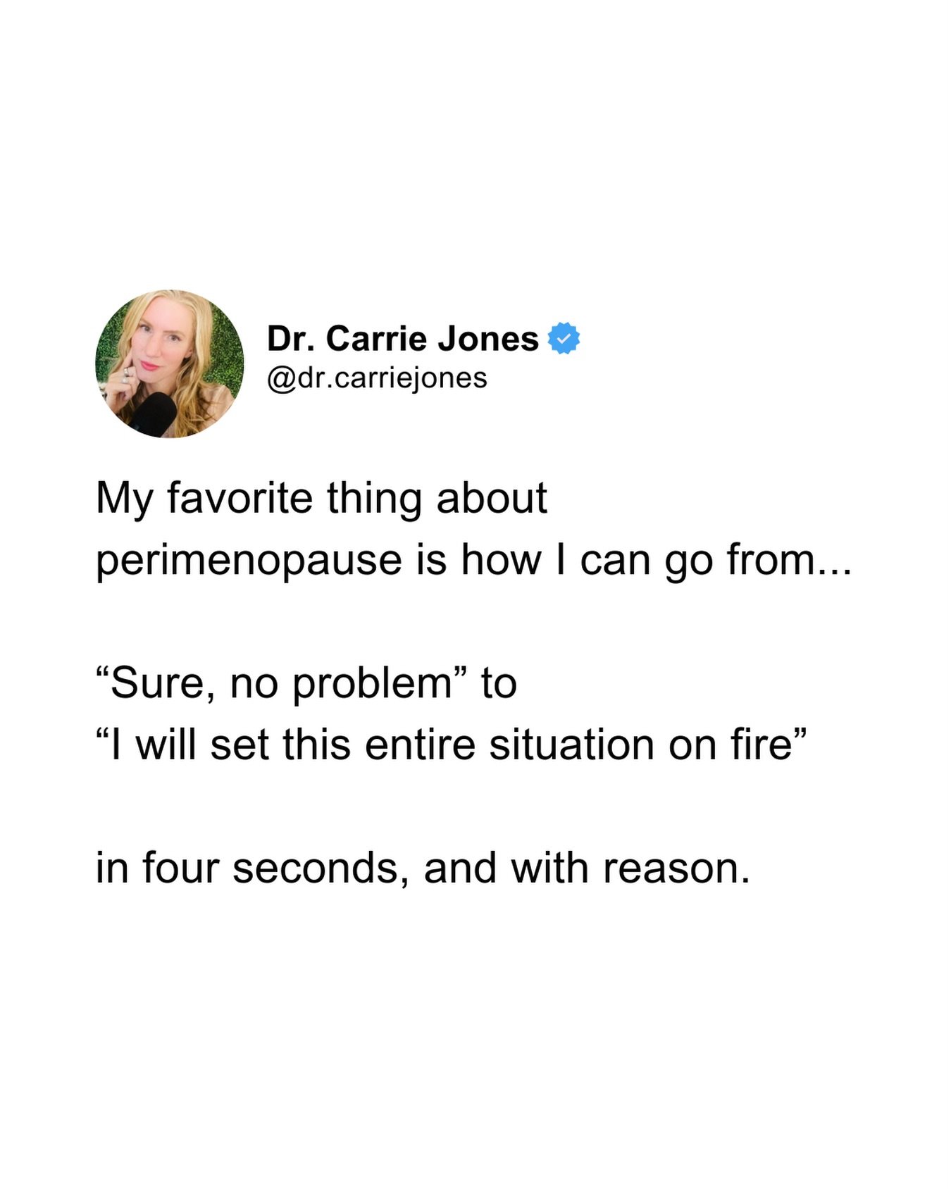 There&rsquo;s a very specific moment in perimenopause where your brain stops quietly absorbing things that feel overwhelming, irritating, or unfair. And instead of smiling through it, your nervous system sends an alert that says, &ldquo;No. F*ck this