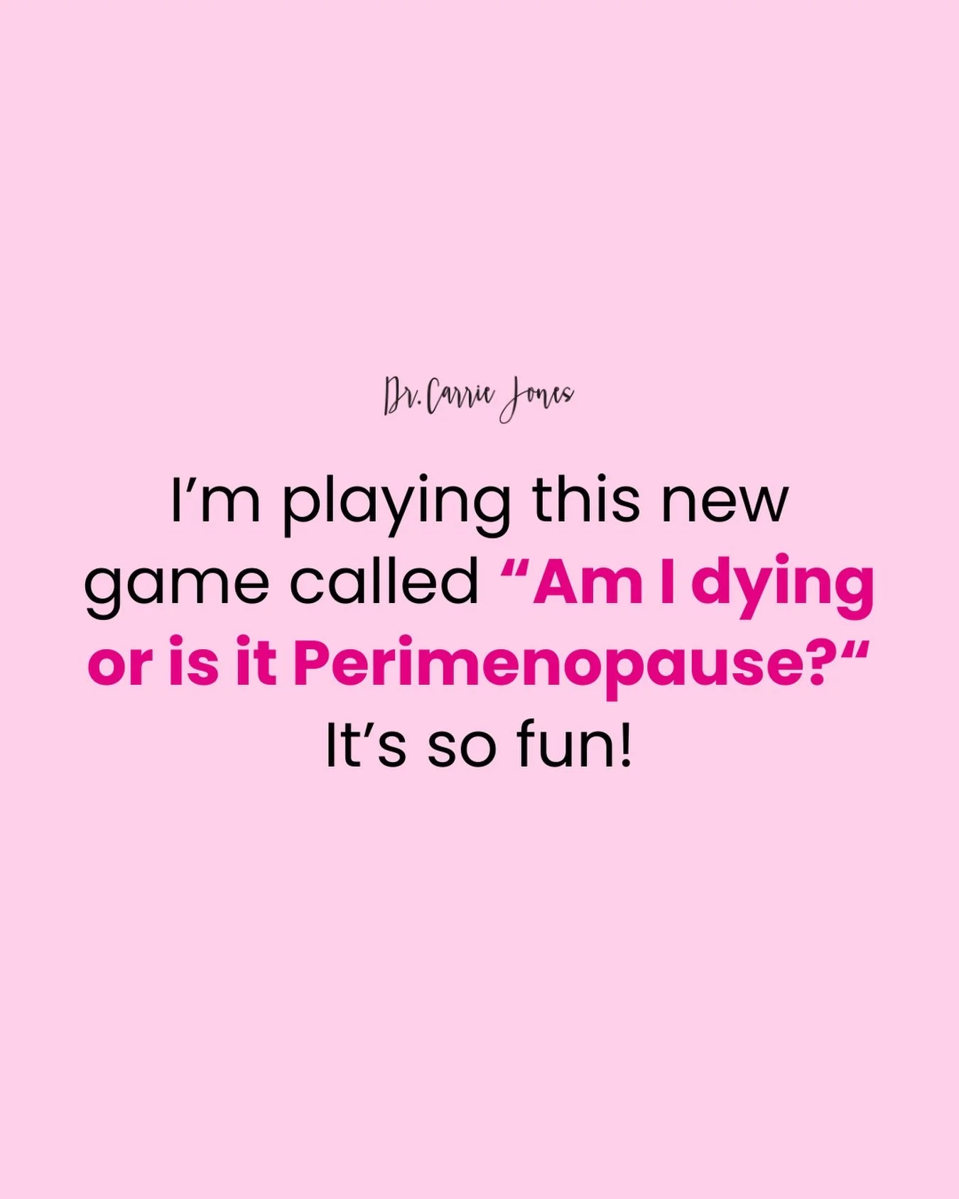 Isn&rsquo;t it SO FUNNNN? 🤡😅

If you&rsquo;ve ever had a day where your heart races, your temperature spikes, your brain forgets the word for &ldquo;spatula,&rdquo; and you briefly wonder if this is the end&hellip; only for everything to go back to