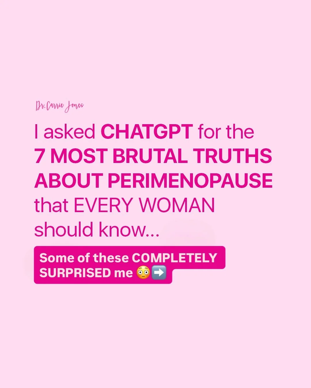 Perimenopause does not knock politely 🤭 It BARGES in, wrecks your sleep 😴, messes with your mood 😤, makes your workouts stop working 🏋️&zwj;♀️, and then has the AUDACITY to make you question your discipline and sanity.

Here is what actually matt