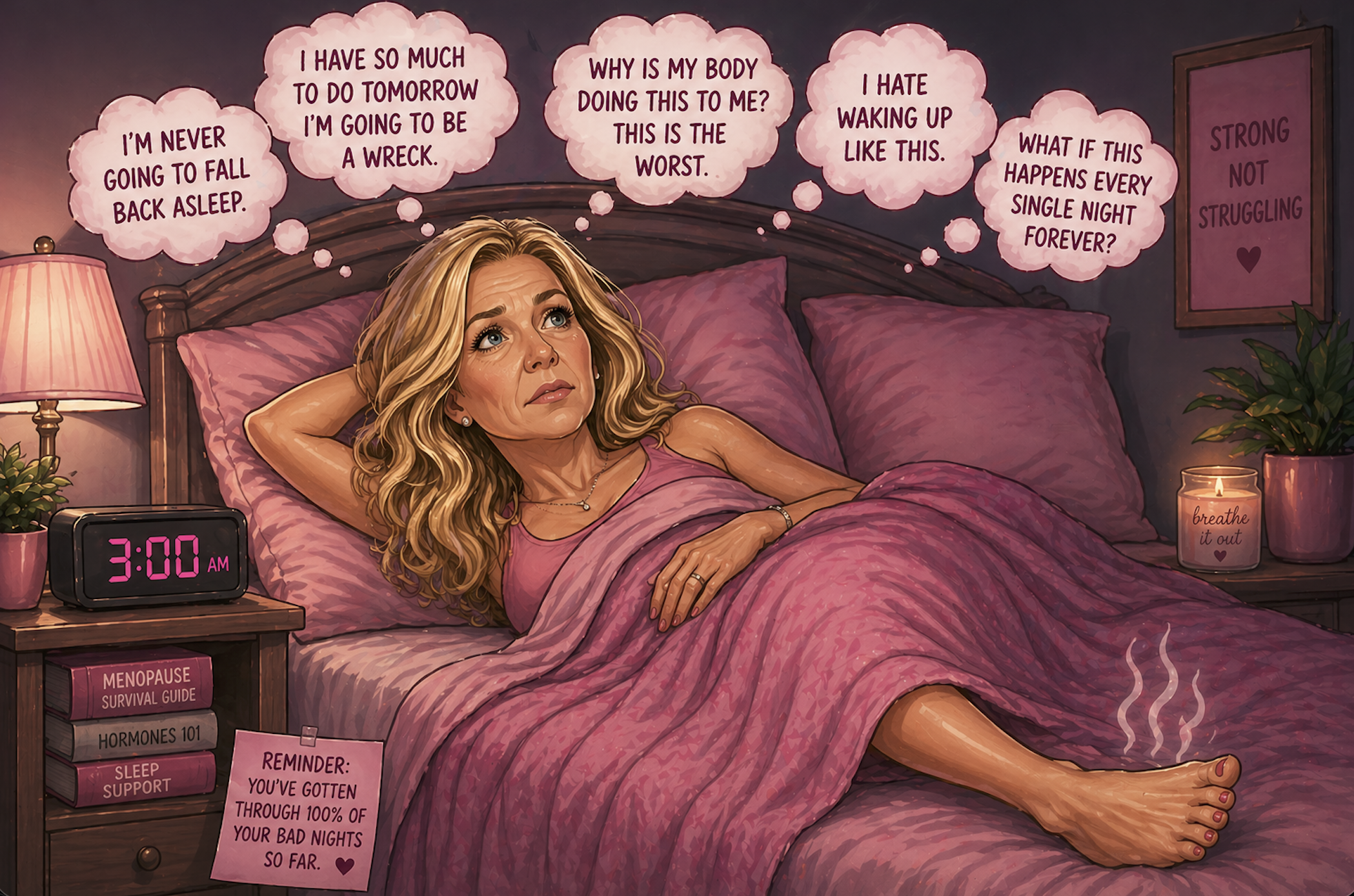 Why Hot Flashes Wake You Up… But Your Brain Might Be Keeping You Awake