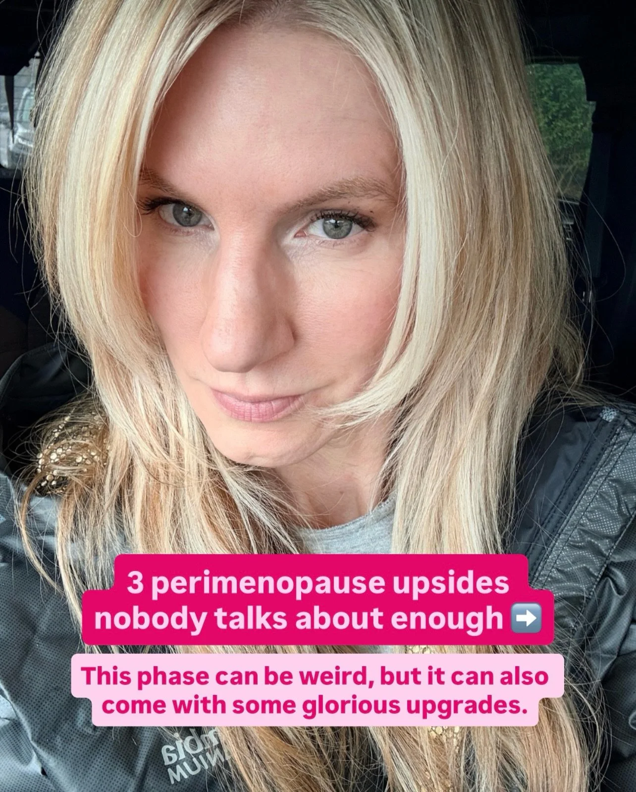 Perimenopause gets a lot of bad PR, and honestly, some of it is earned. 😂

The sleep changes, weird periods, hot flashes, mood shifts, brain fog, and suddenly feeling personally attacked by loud chewing can be a lot. But there is another side of thi