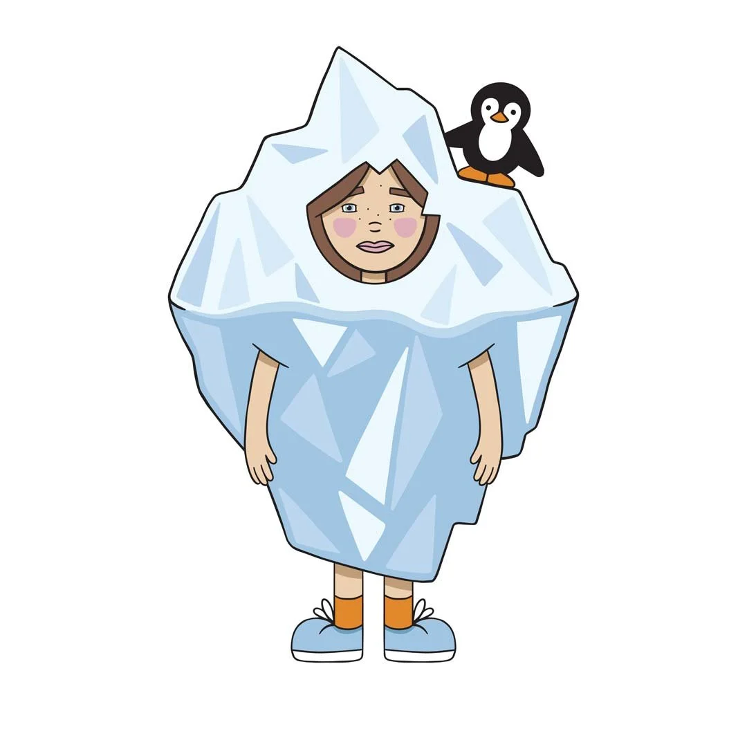 Izzy the Iceberg Character
