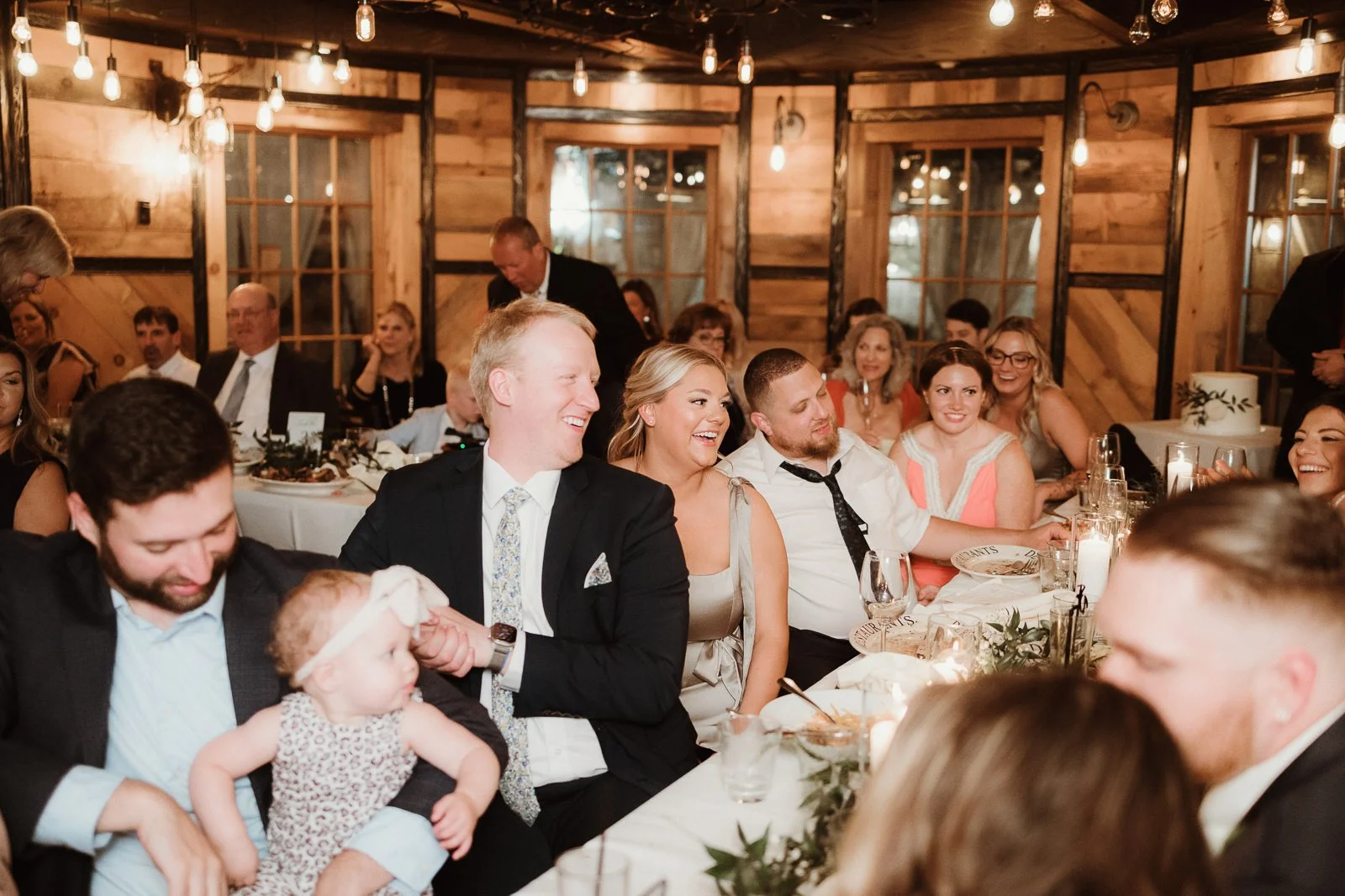 Family and friends alike had a grand evening celebrating.
