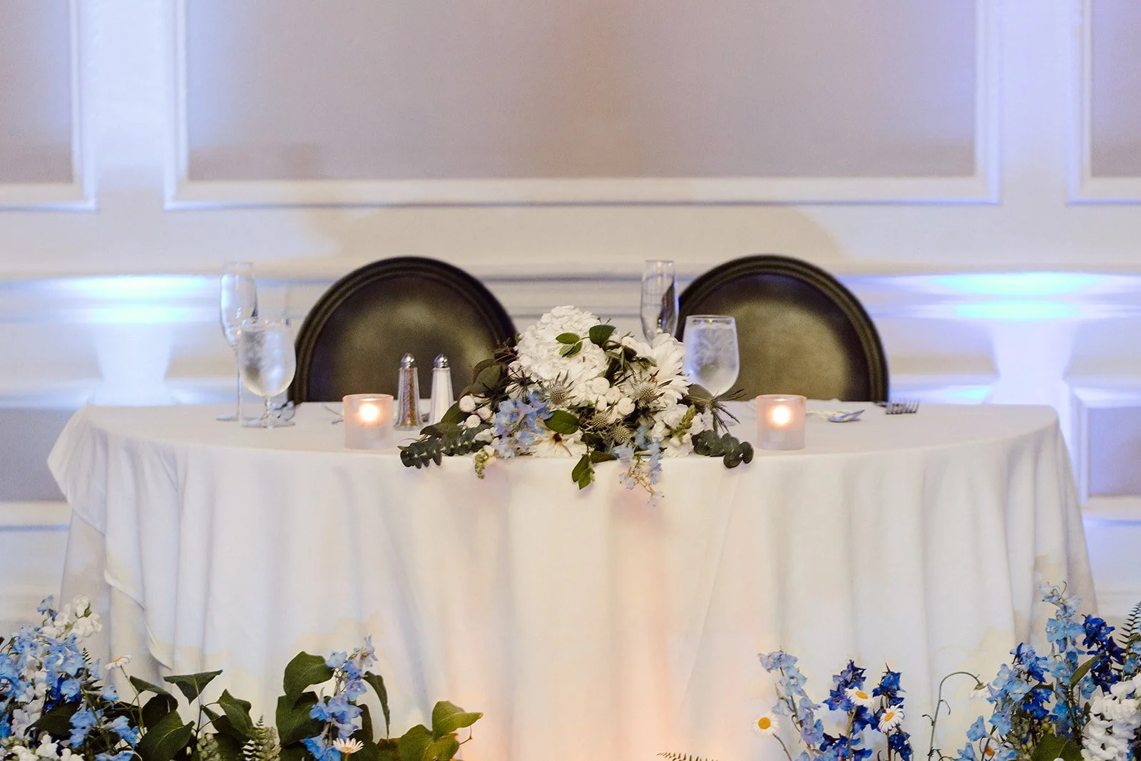 We can help repurpose your bouquets and/or ceremony florals for reception decor! 