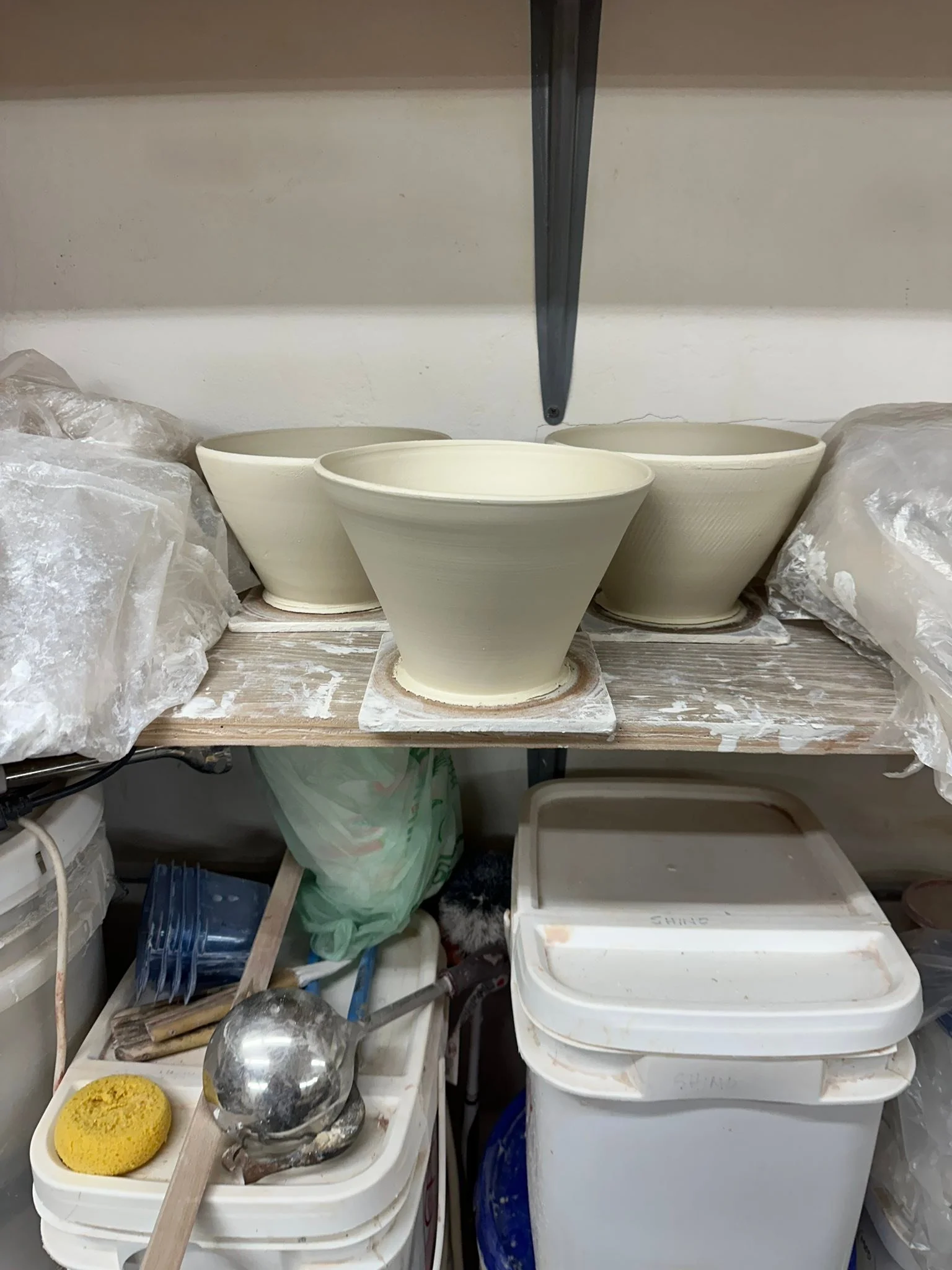 Getting ready for #Empty Bowls