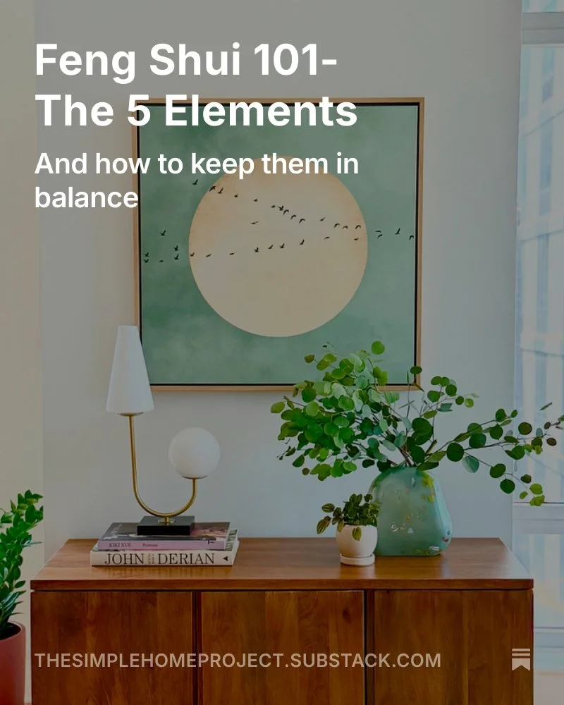 I wrote a 5 element primer on Substack, check my link in bio and subscribe please :)

#fengshui #fengshui101 #fengshuitips
