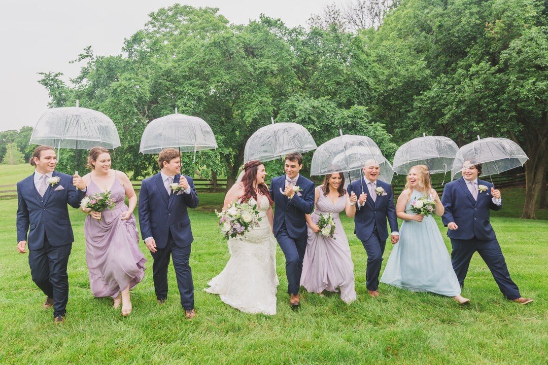 Rain or shine, the wedding will go on splendidly!