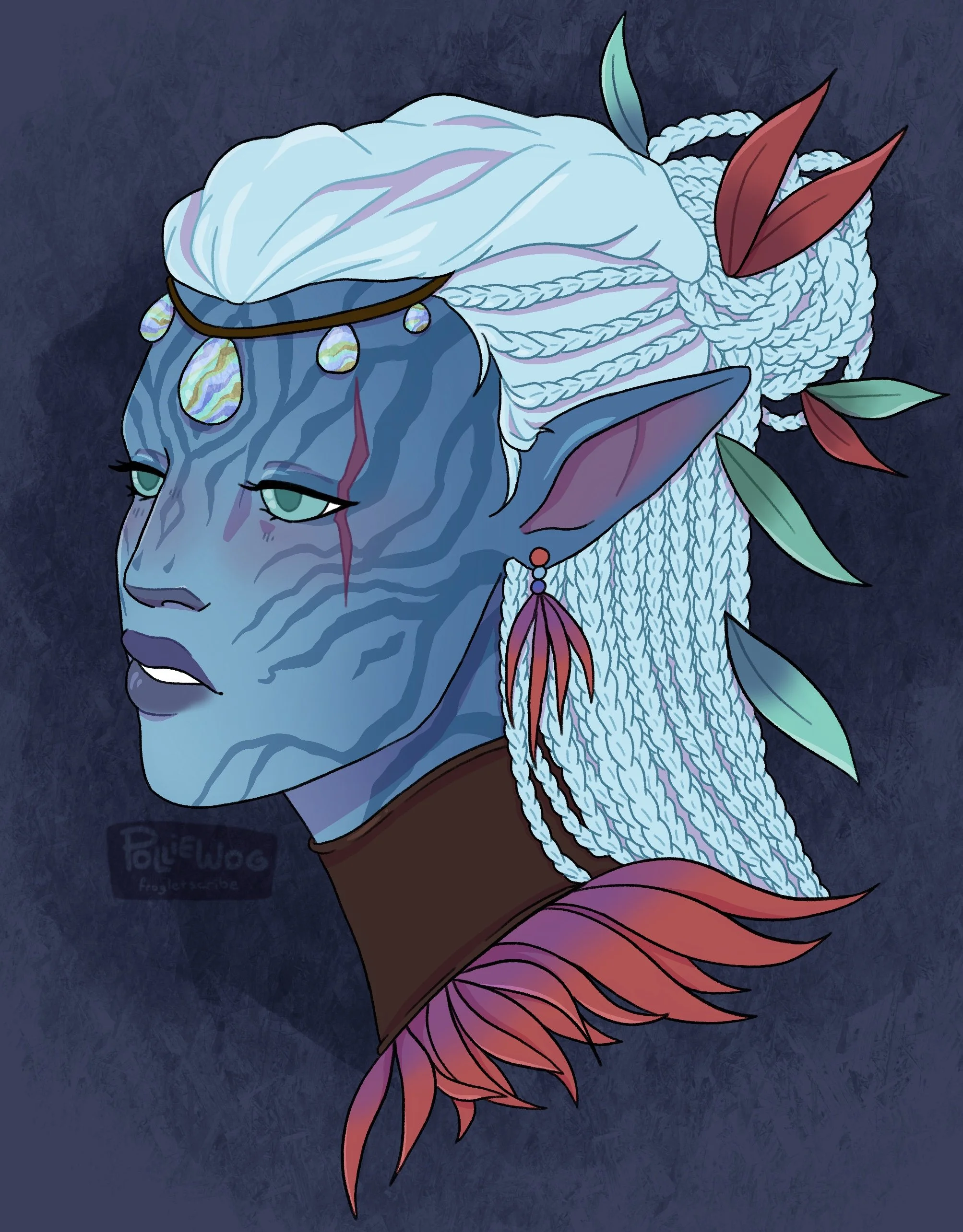 2024 Tsa'ala made for Darkrise (ArtFight User)