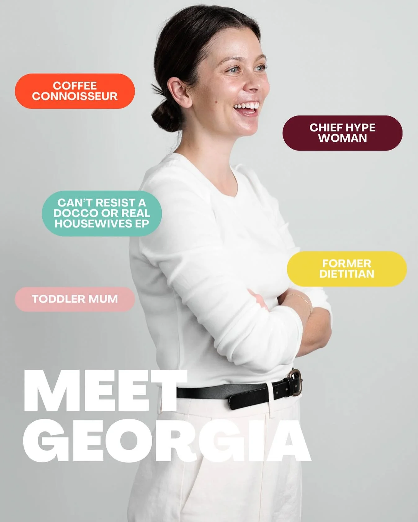 Meet Georgia! 👋

Coffee-fuelled, toddler wrangling, totally unstoppable ☕️💃

👧Toddler Mum &ndash; juggling life, work, and all the beautiful chaos of raising 2-year-old Billie

🥗 Former Dietitian &ndash; still obsessed with helping women heal the