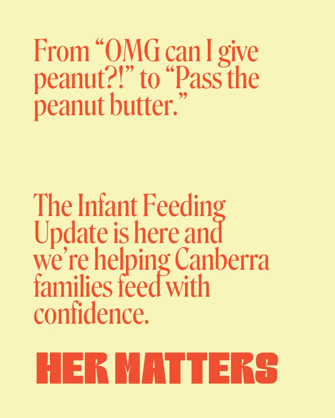 INFANT FEEDING UPDATE 2026 🥣✨

Highchair chaos&hellip; but make it evidence-based.

The updated guidelines are in and here&rsquo;s the vibe:
🥚 Introduce well cooked egg early soon after starting solids
🥜 Introduce peanuts in an age-appropriate for