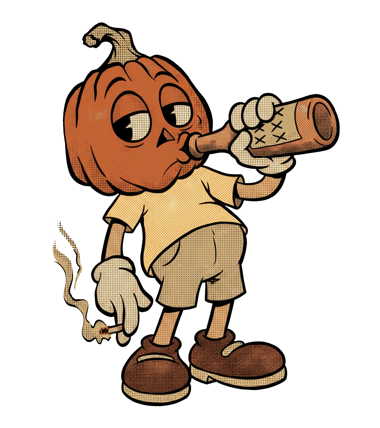 Mascot developed for Jumbo's Bar and their annual event  Jumboween  -  2025  