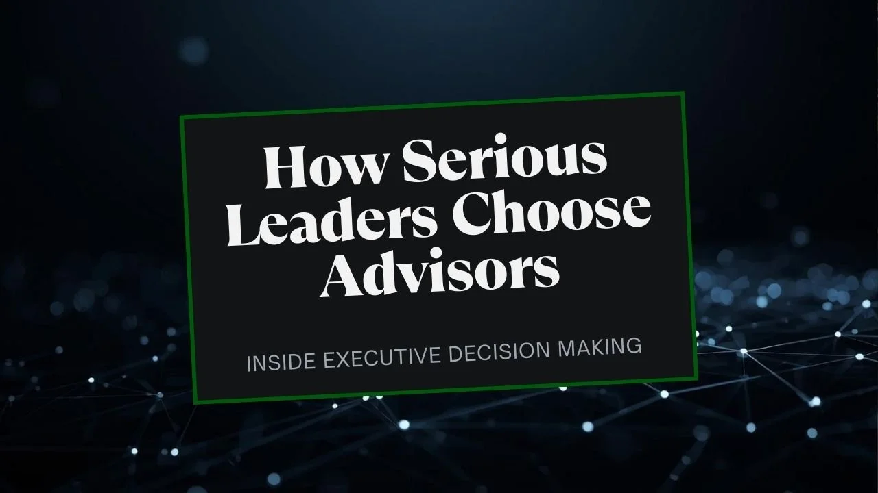 Who Executives Actually Trust When the Stakes Are High