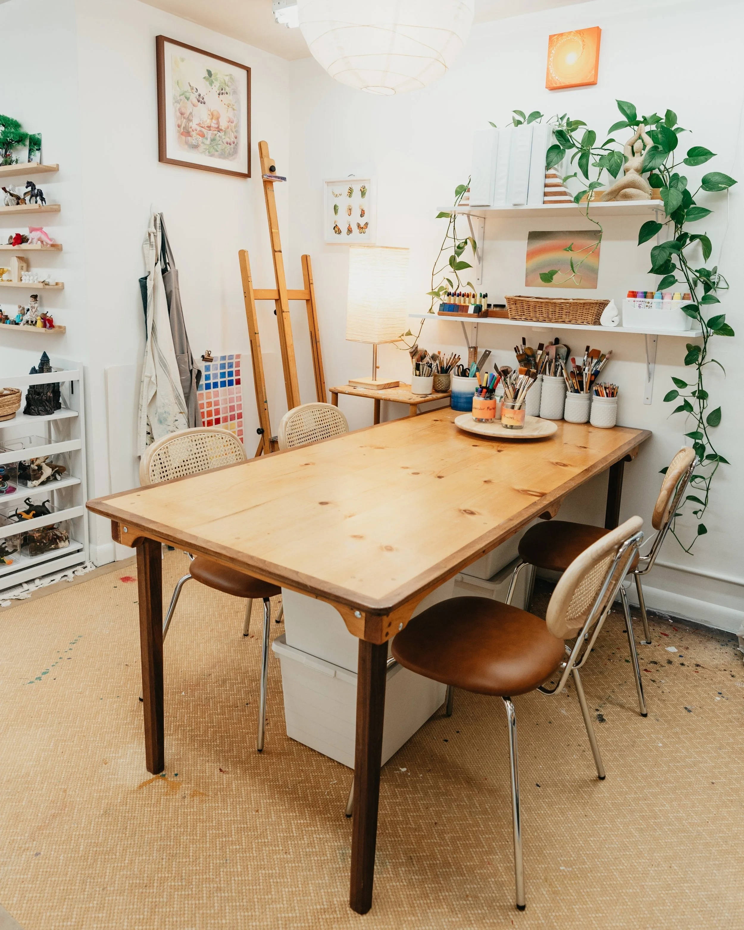 Art studio in Seattle Washington