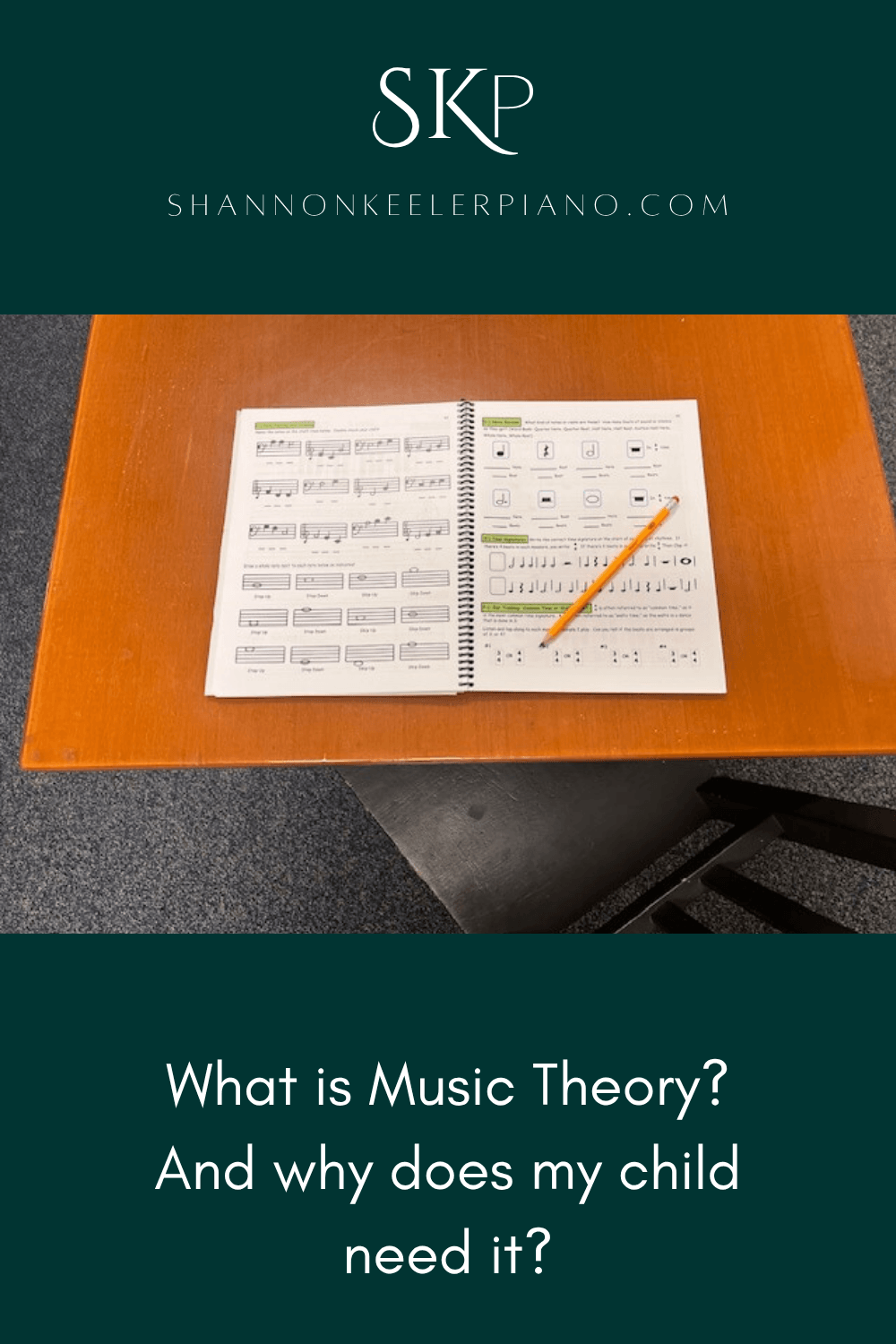 What is music theory, and why does my child need it in their piano studies?