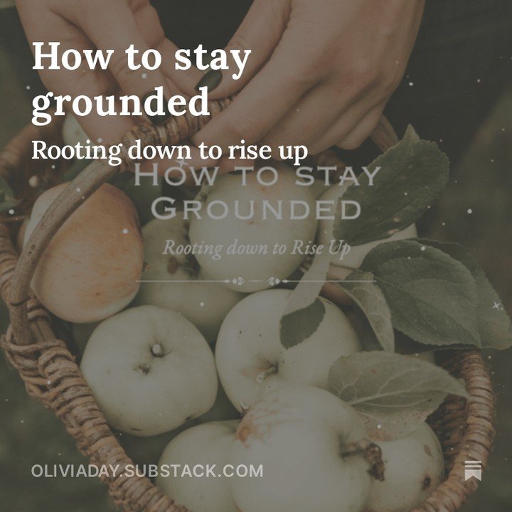 Staying Grounded is really important to me especially when life can be chaotic and push/pull in so many directions. Especially as a mum with life admin of two other humans too! My latest Substack is all about that. As our garden is being whipped by h