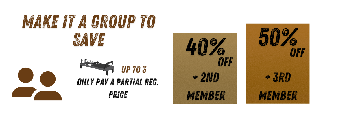 Group Pilates for choice of packages, private training in Edmonton.